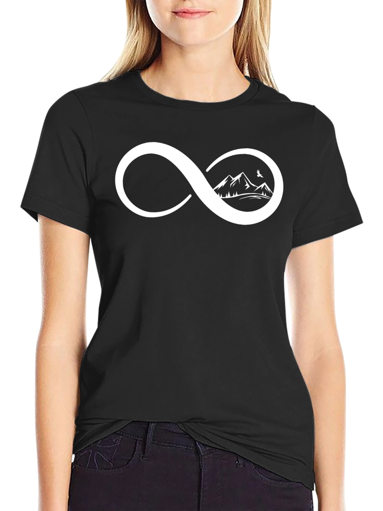 Infinity Mountains Graphic T-Shirt