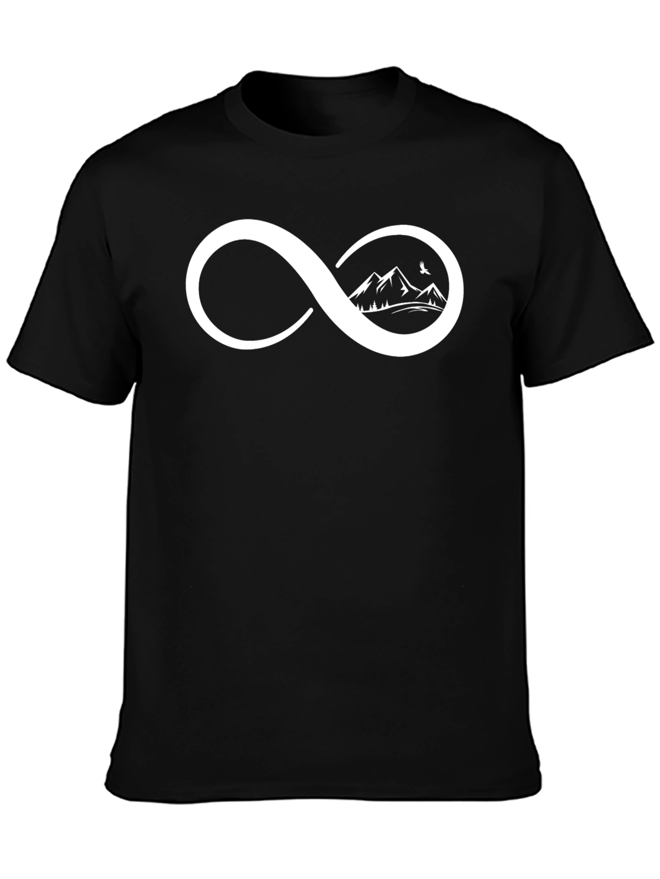 Infinity Mountains Graphic T-Shirt