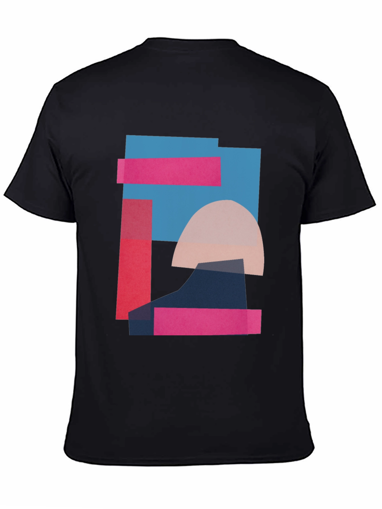 Abstract Geometric Graphic Tee - Modern Art Shirt