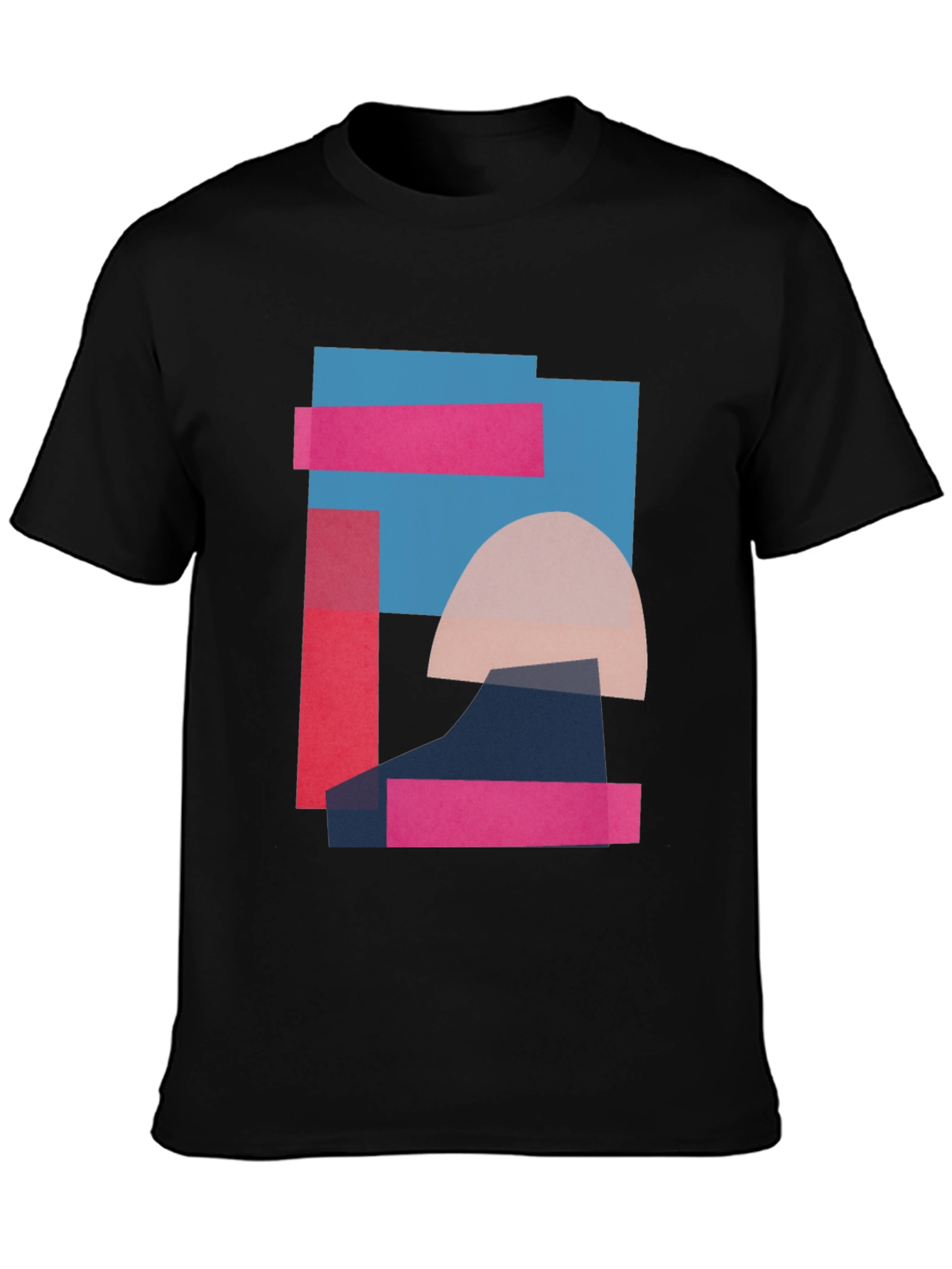 Abstract Geometric Graphic Tee - Modern Art Shirt