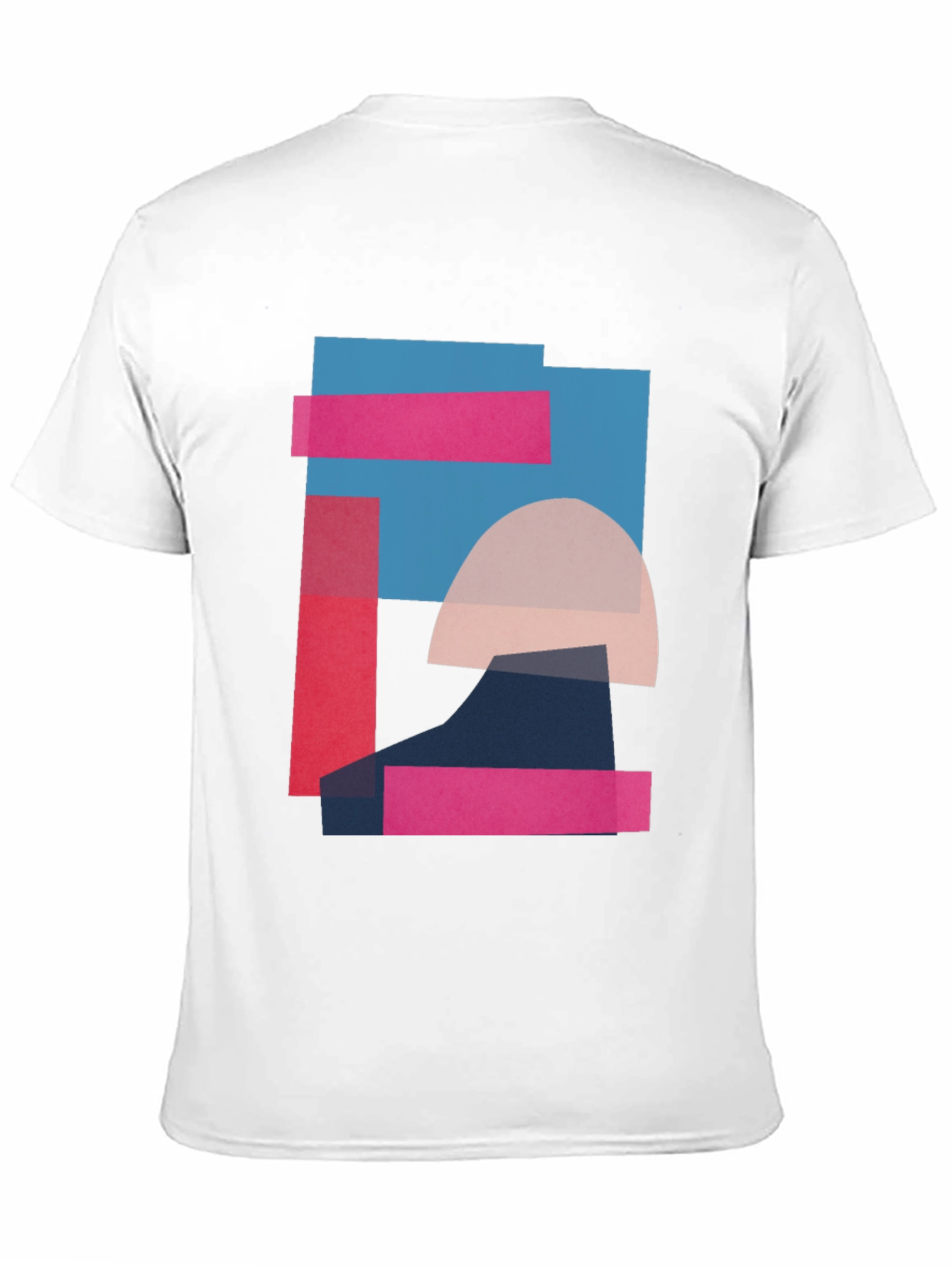 Abstract Geometric Graphic Tee - Modern Art Shirt
