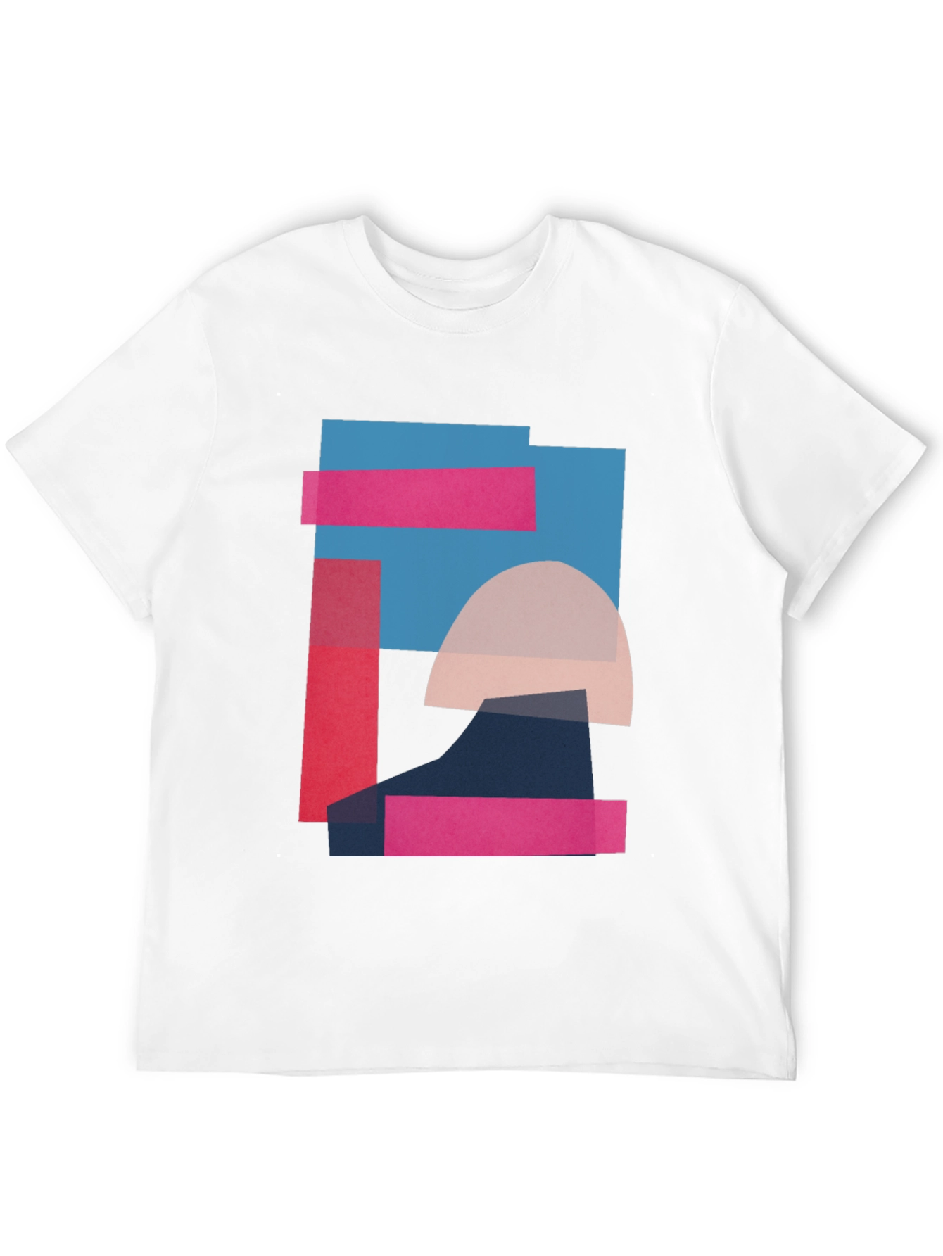 Abstract Geometric Graphic Tee - Modern Art Shirt