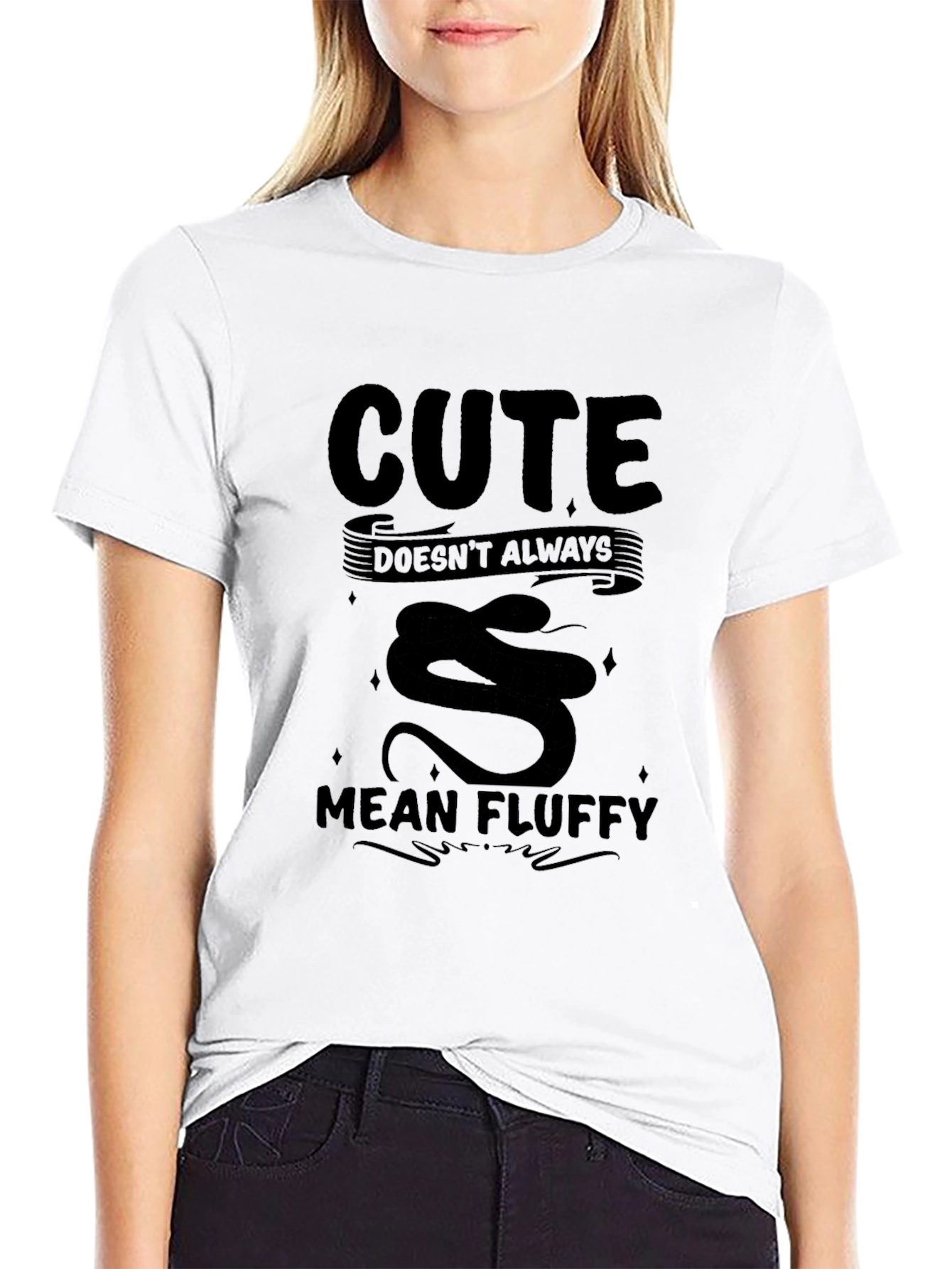Cute Doesnt Always Mean Fluffy Snake T-Shirt