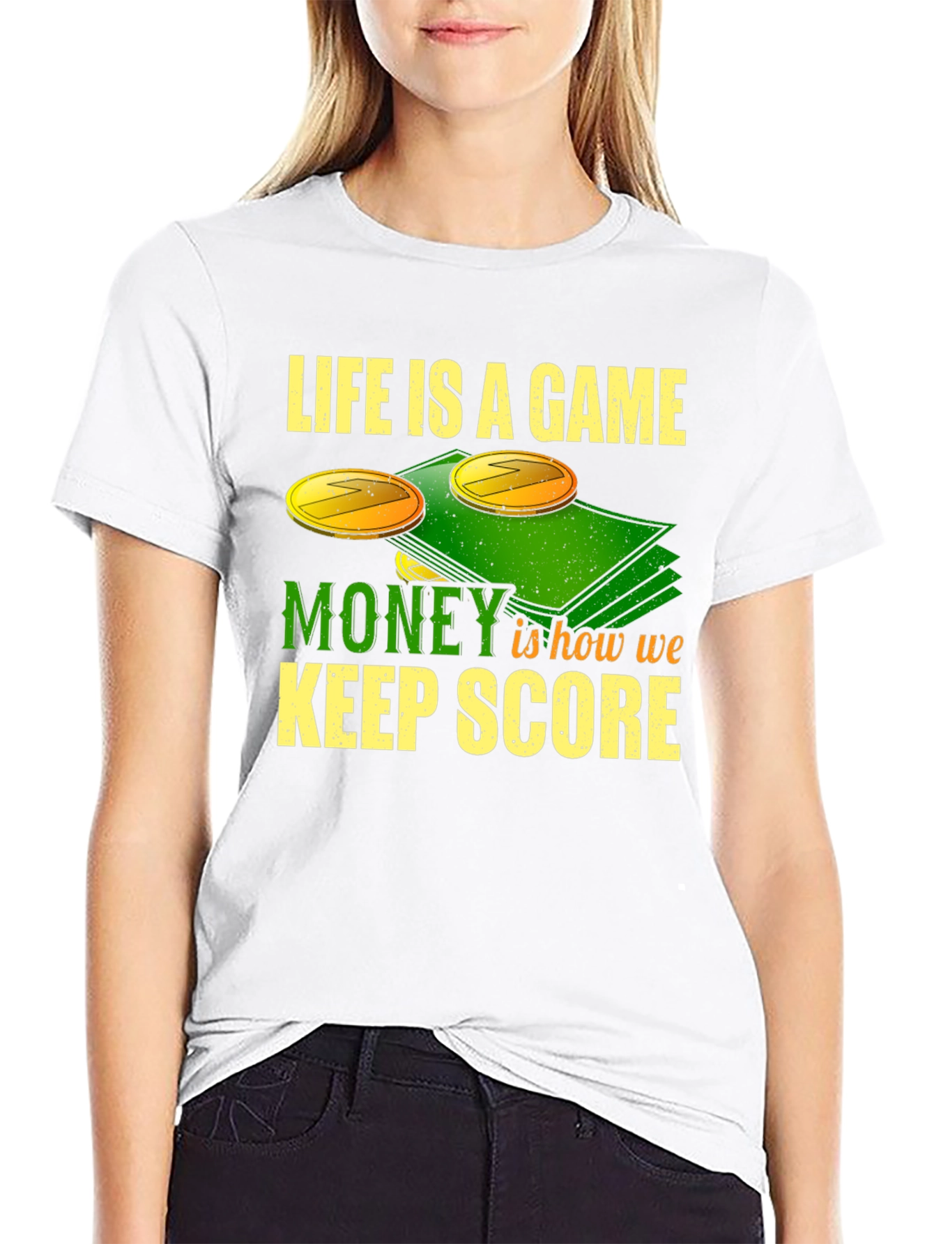 Life is a Game Money T-Shirt