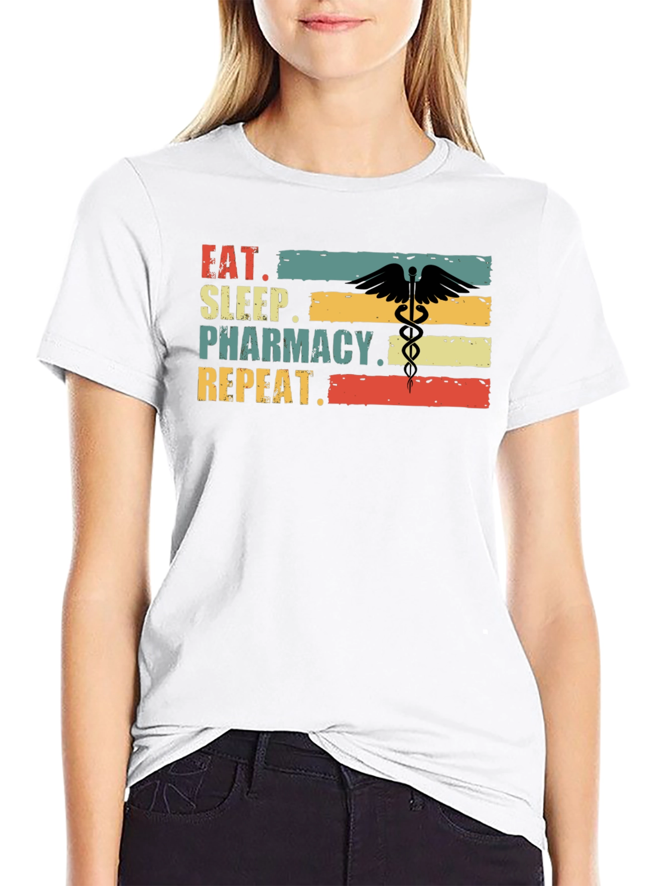 Eat Sleep Pharmacy Repeat T-Shirt