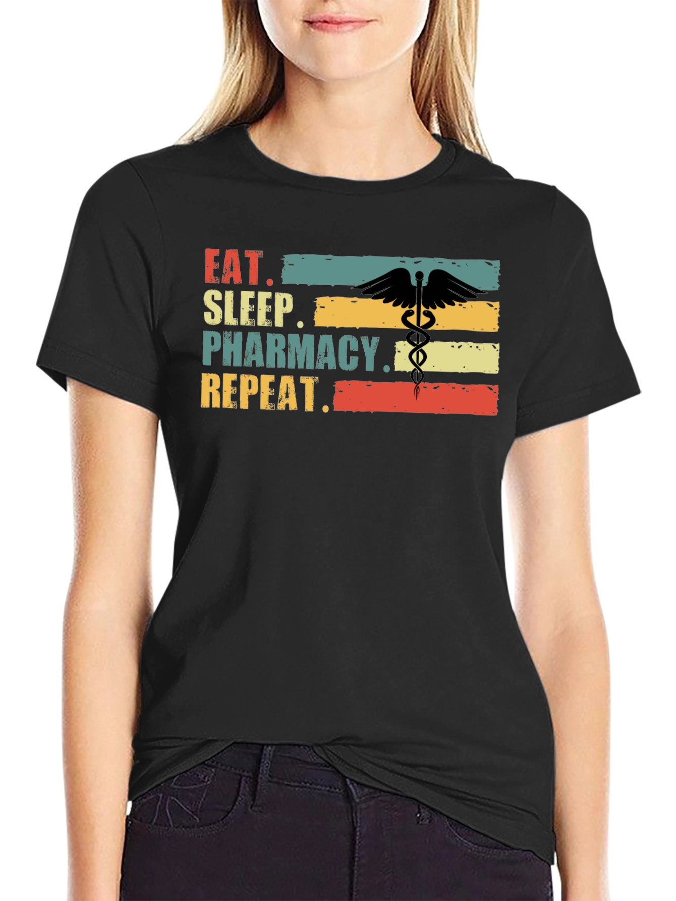 Eat Sleep Pharmacy Repeat T-Shirt