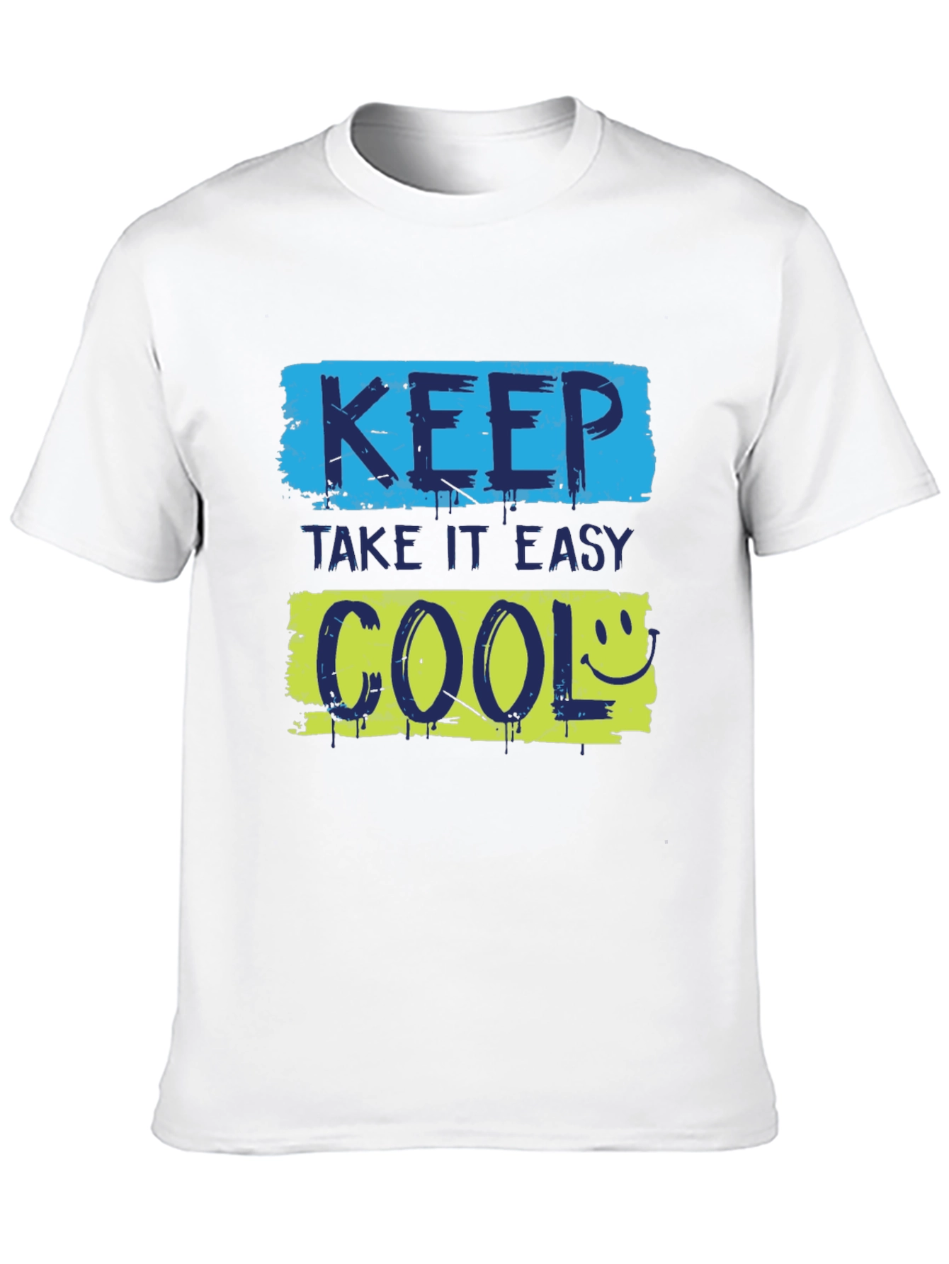 Keep Cool Graphic Tee - Trendy Black T-Shirt