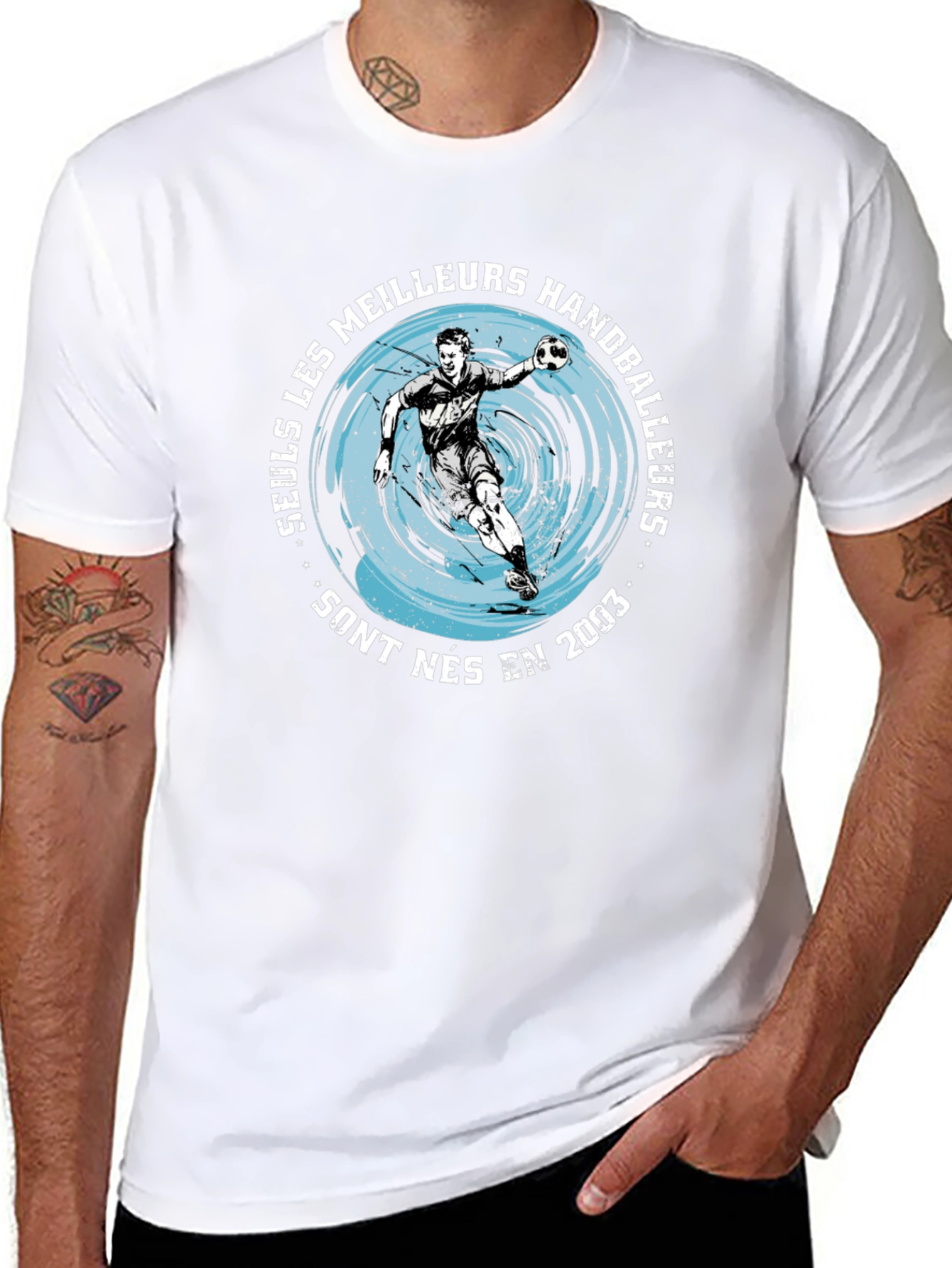 Handball Player Graphic Tee - Born in 2003