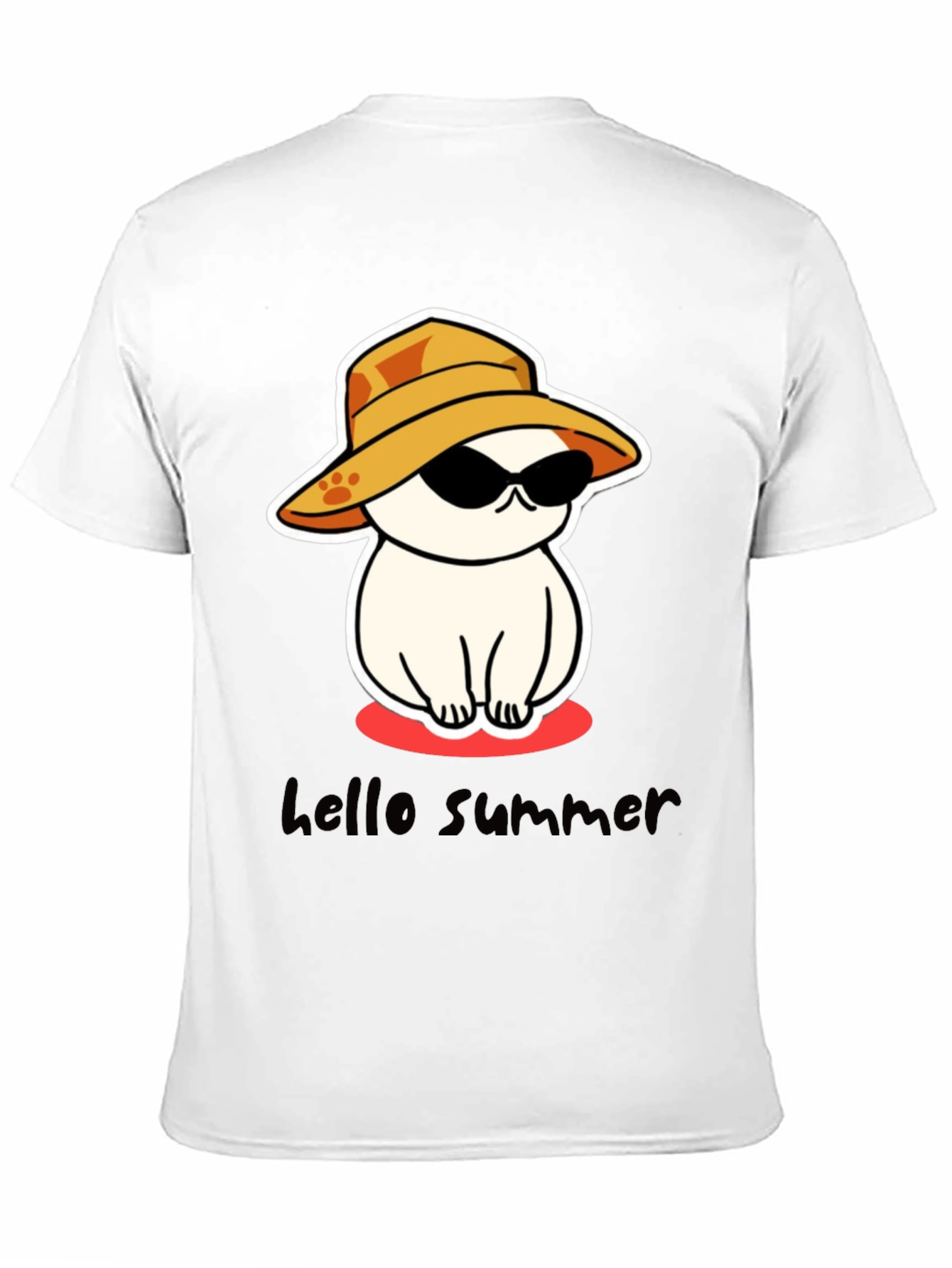 Summer Cat T-Shirt - Cool & Casual Graphic Tee