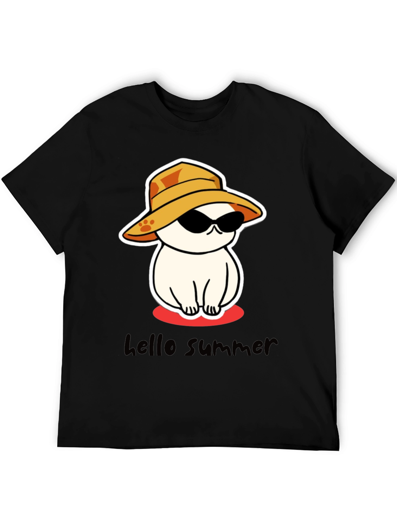 Summer Cat T-Shirt - Cool & Casual Graphic Tee