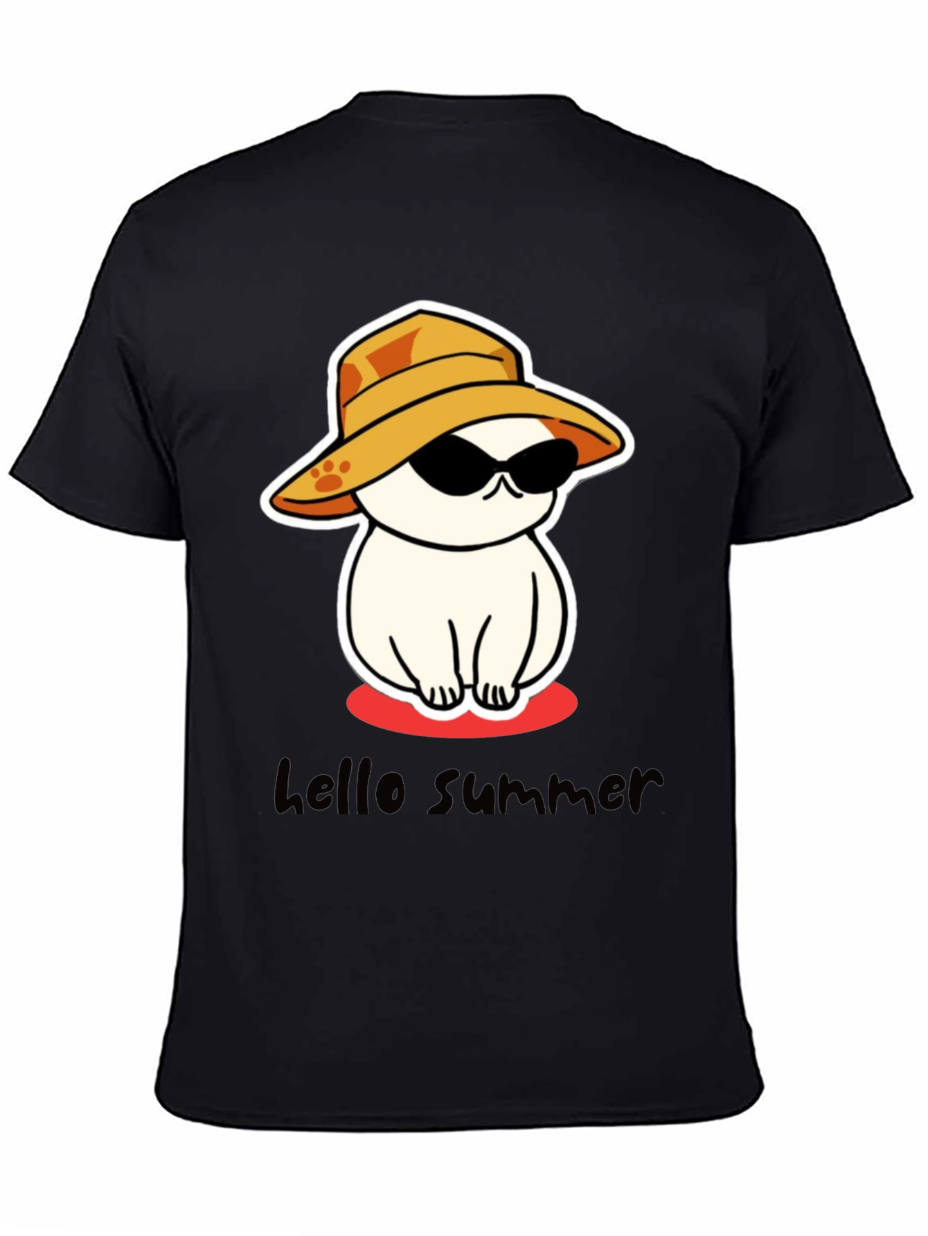 Summer Cat T-Shirt - Cool & Casual Graphic Tee