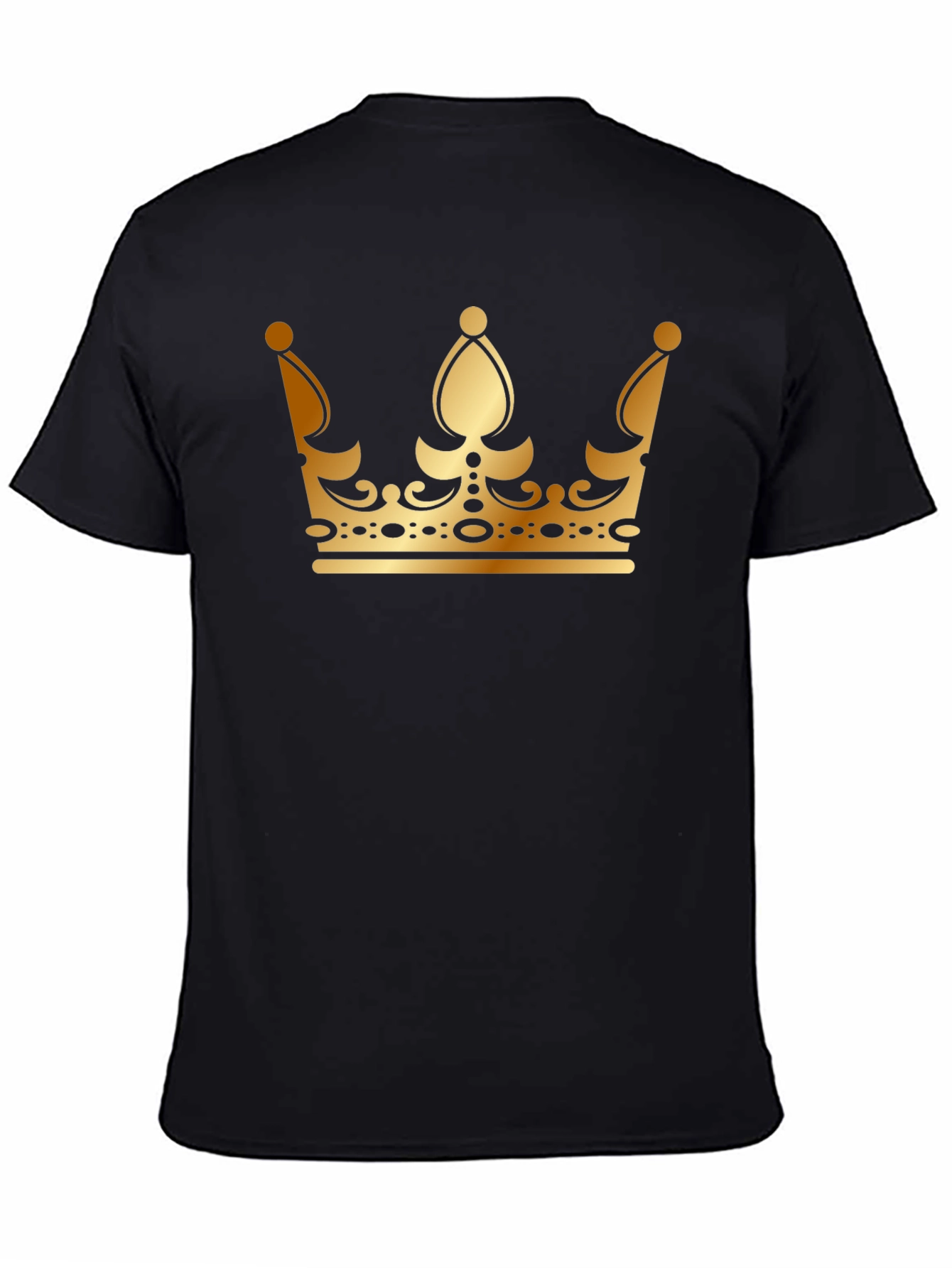 Golden Crown Black T-Shirt
