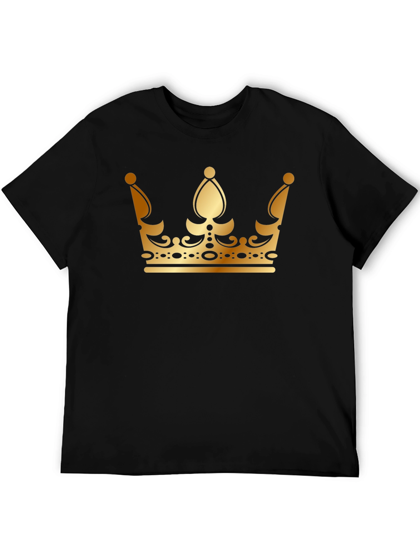 Golden Crown Black T-Shirt