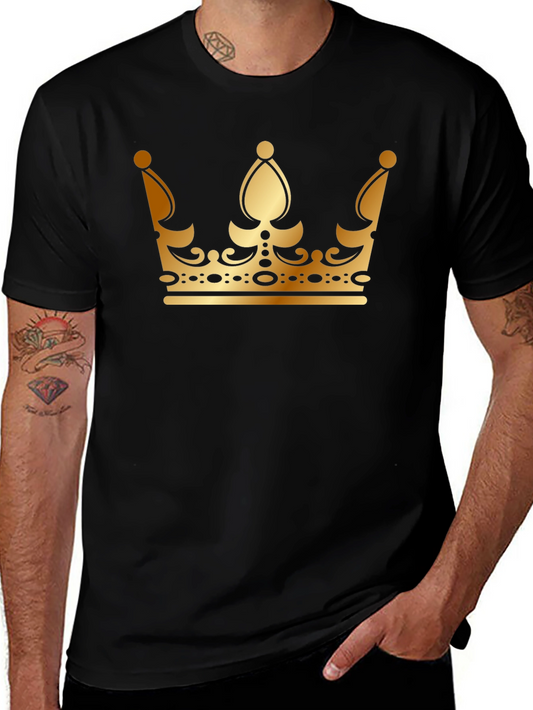 Golden Crown Black T-Shirt