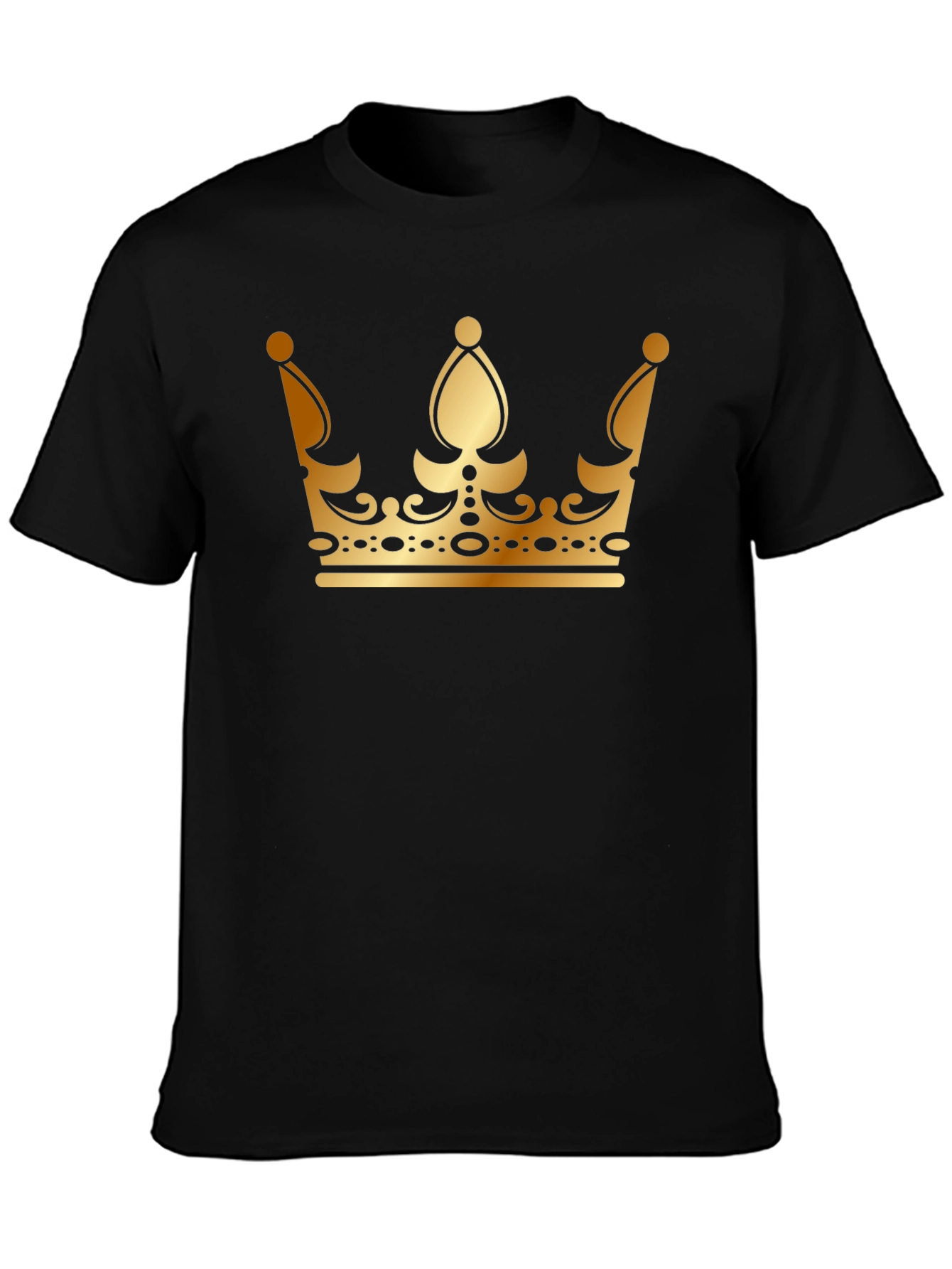 Golden Crown Black T-Shirt