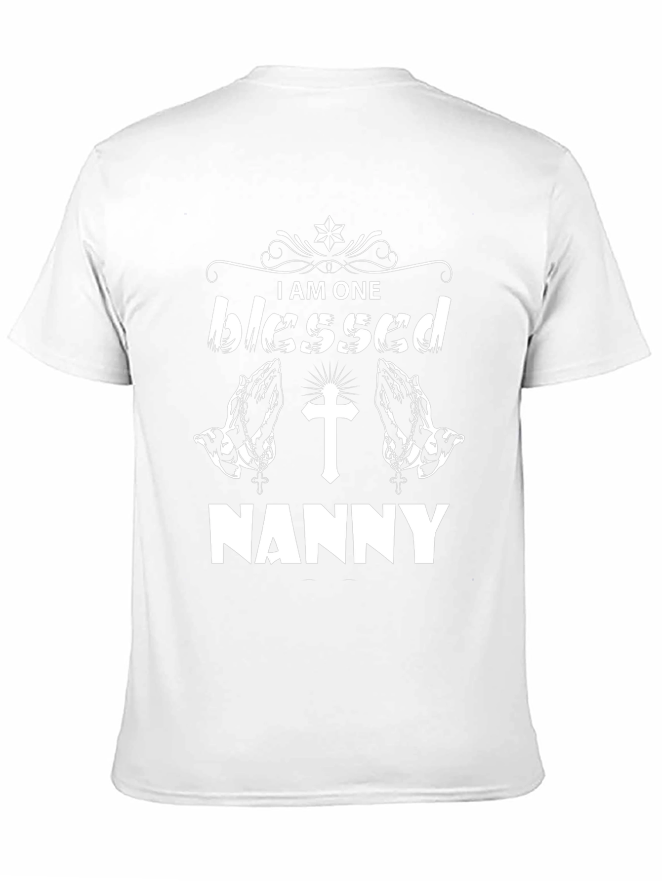 Blessed Nanny Graphic Tee - Religious Apparel