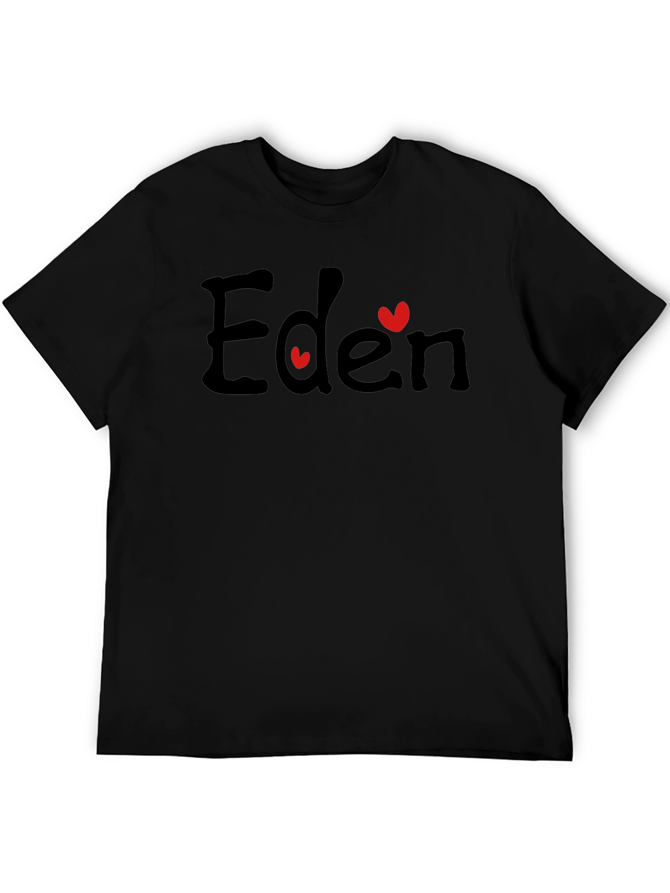 Eden Heart Graphic Black Tee