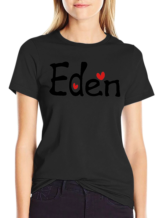 Eden Heart Graphic Black Tee