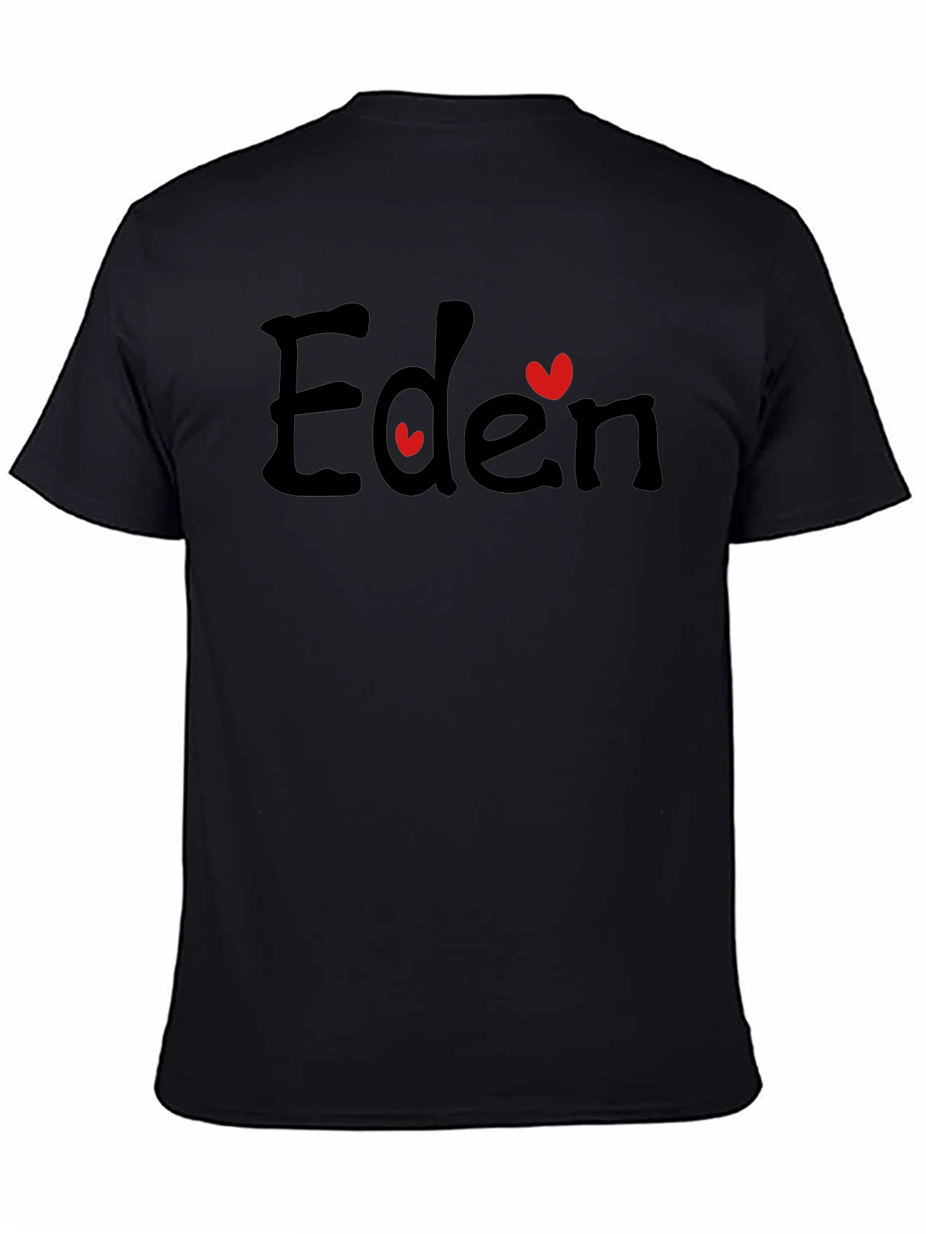 Eden Heart Graphic Black Tee