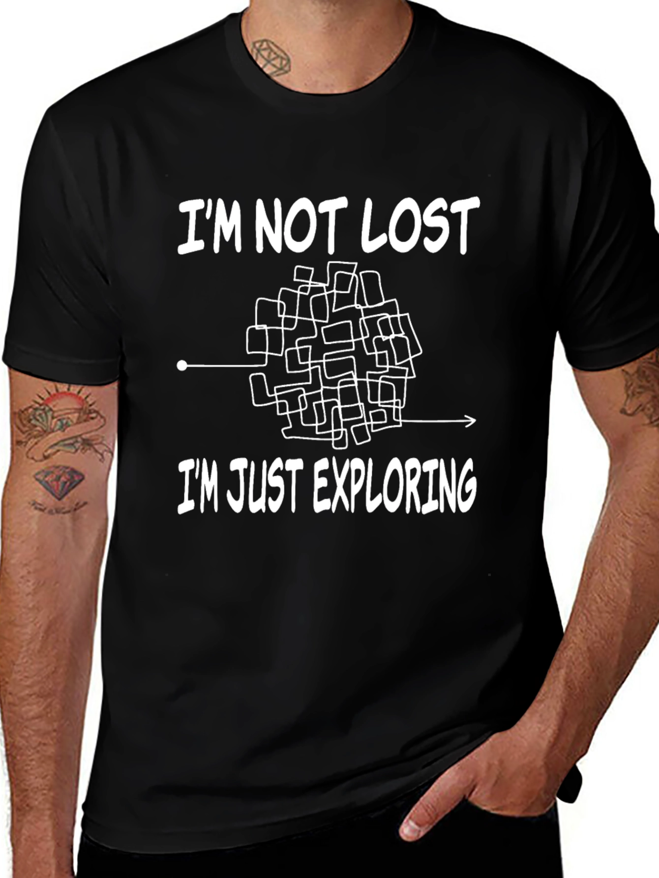 Im Not Lost T-Shirt - Exploring Design