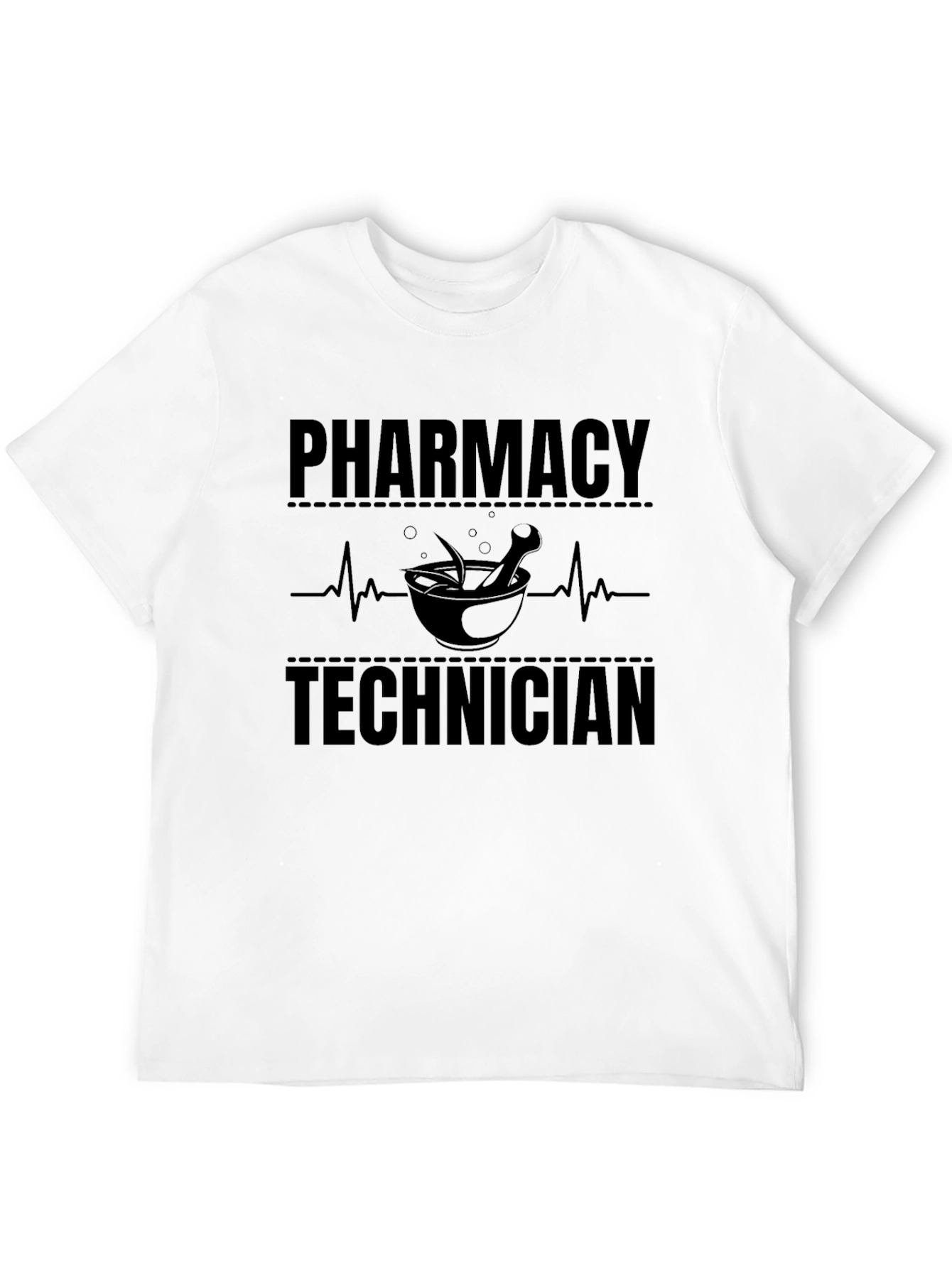 Pharmacy Technician T-Shirt - Black Graphic Tee