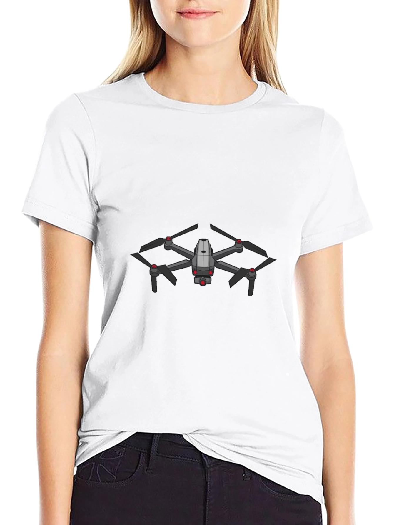 Drone Graphic Tee - Fly High in Style!