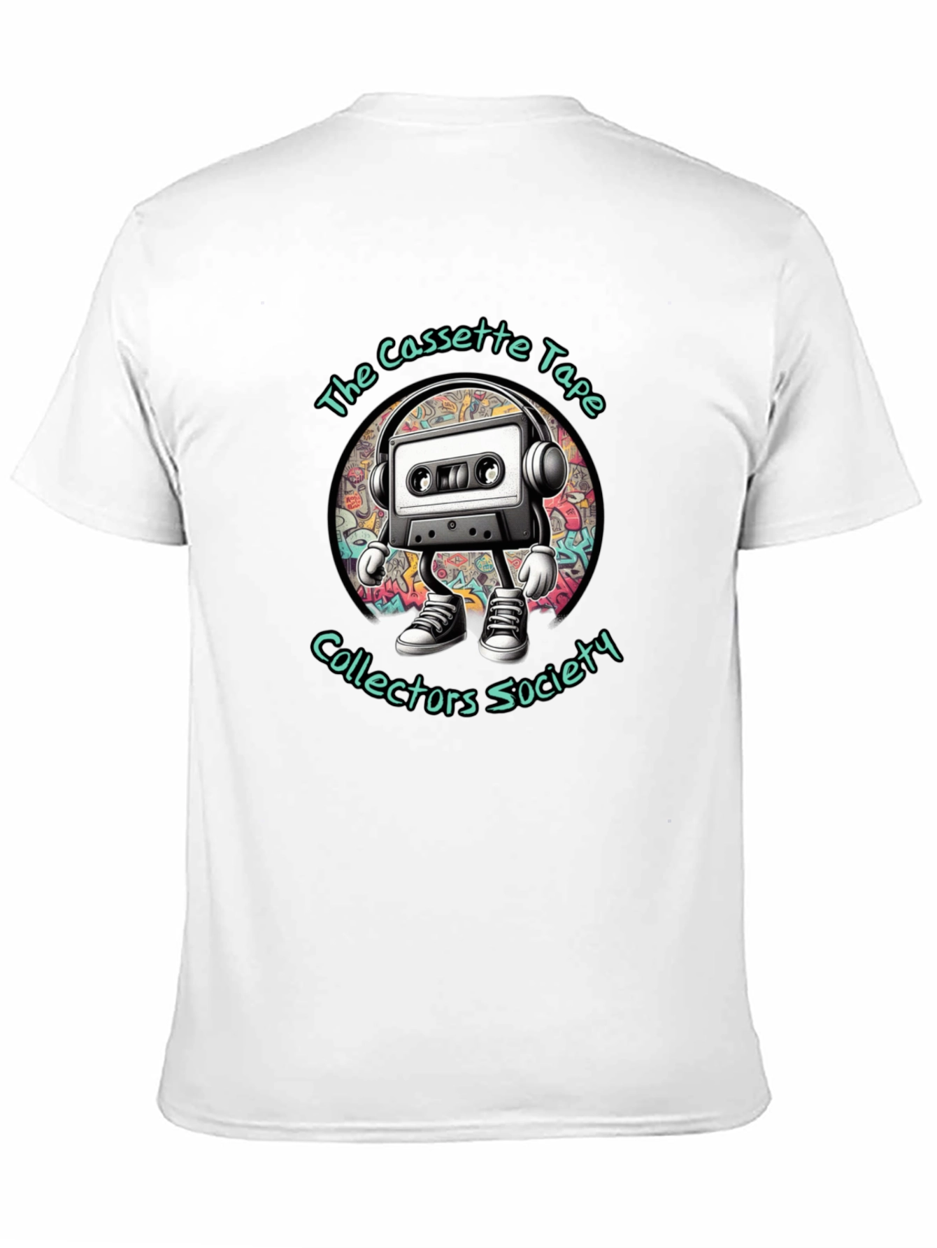 Cassette Tape Collectors Society Black Graphic Tee
