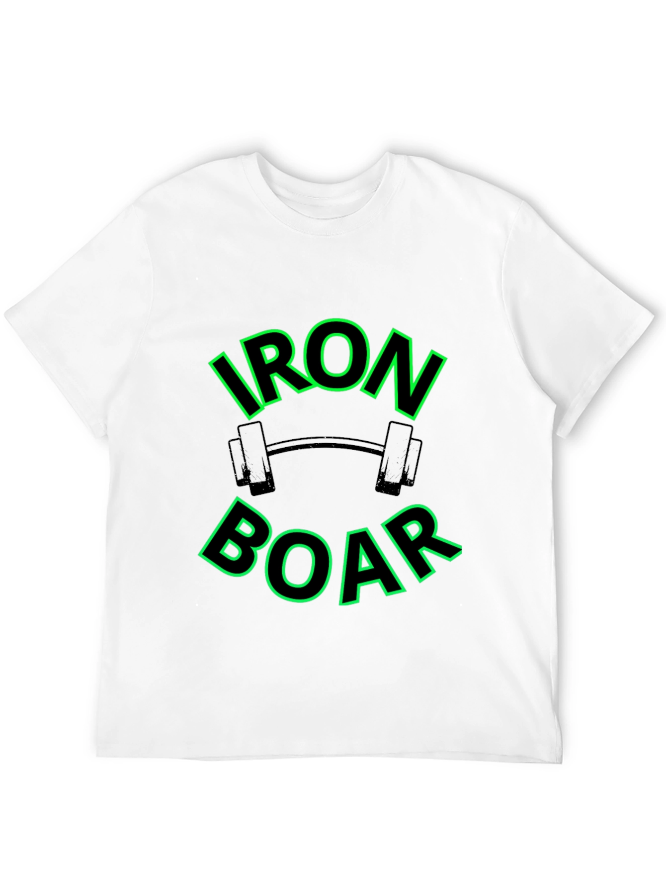 Iron Boar Gym T-Shirt - Black Fitness Tee