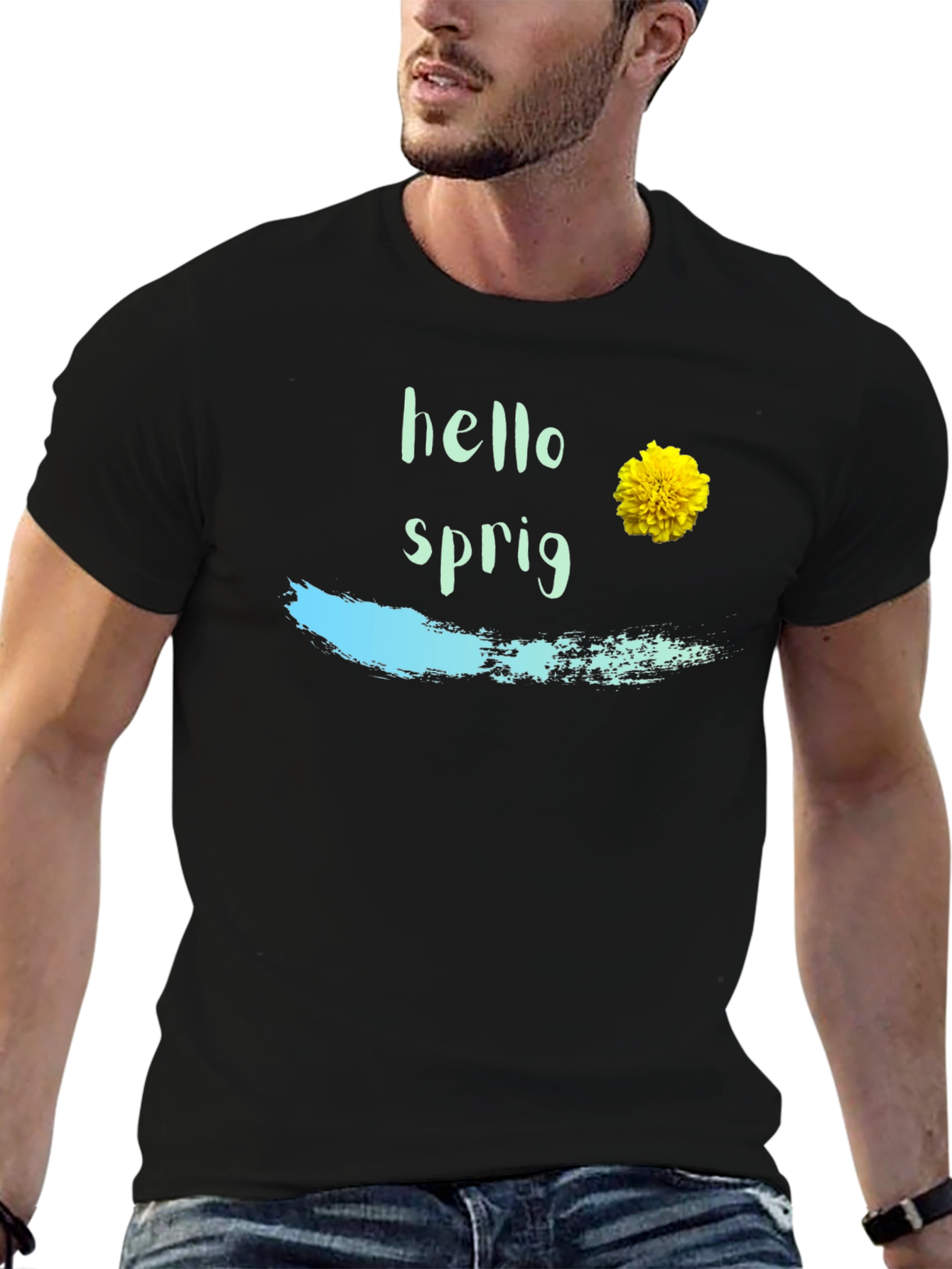 Hello Sprig T-Shirt - Floral Spring Tee