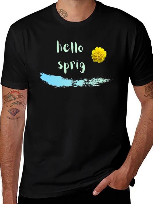 Hello Sprig T-Shirt - Floral Spring Tee