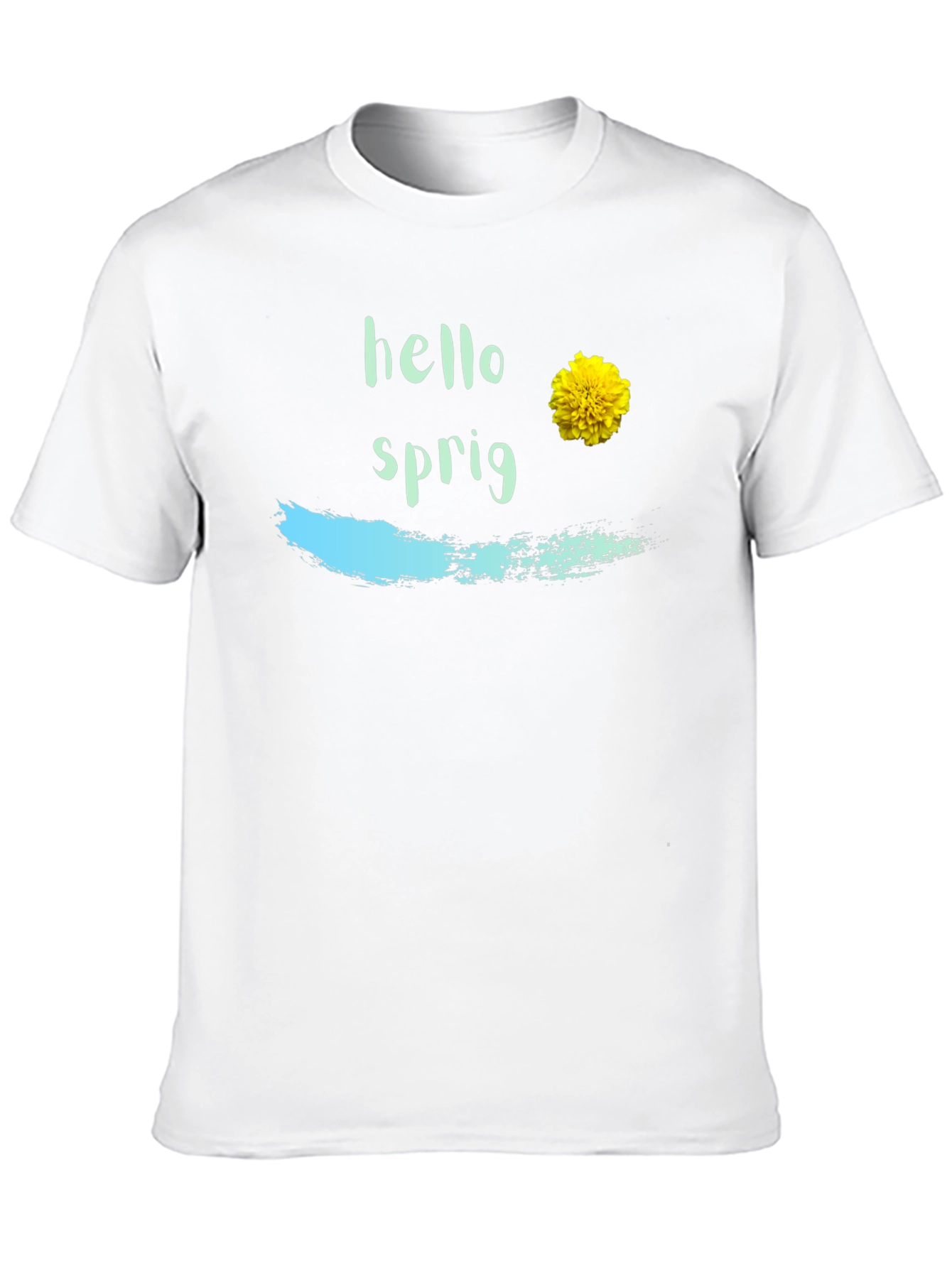 Hello Sprig T-Shirt - Floral Spring Tee