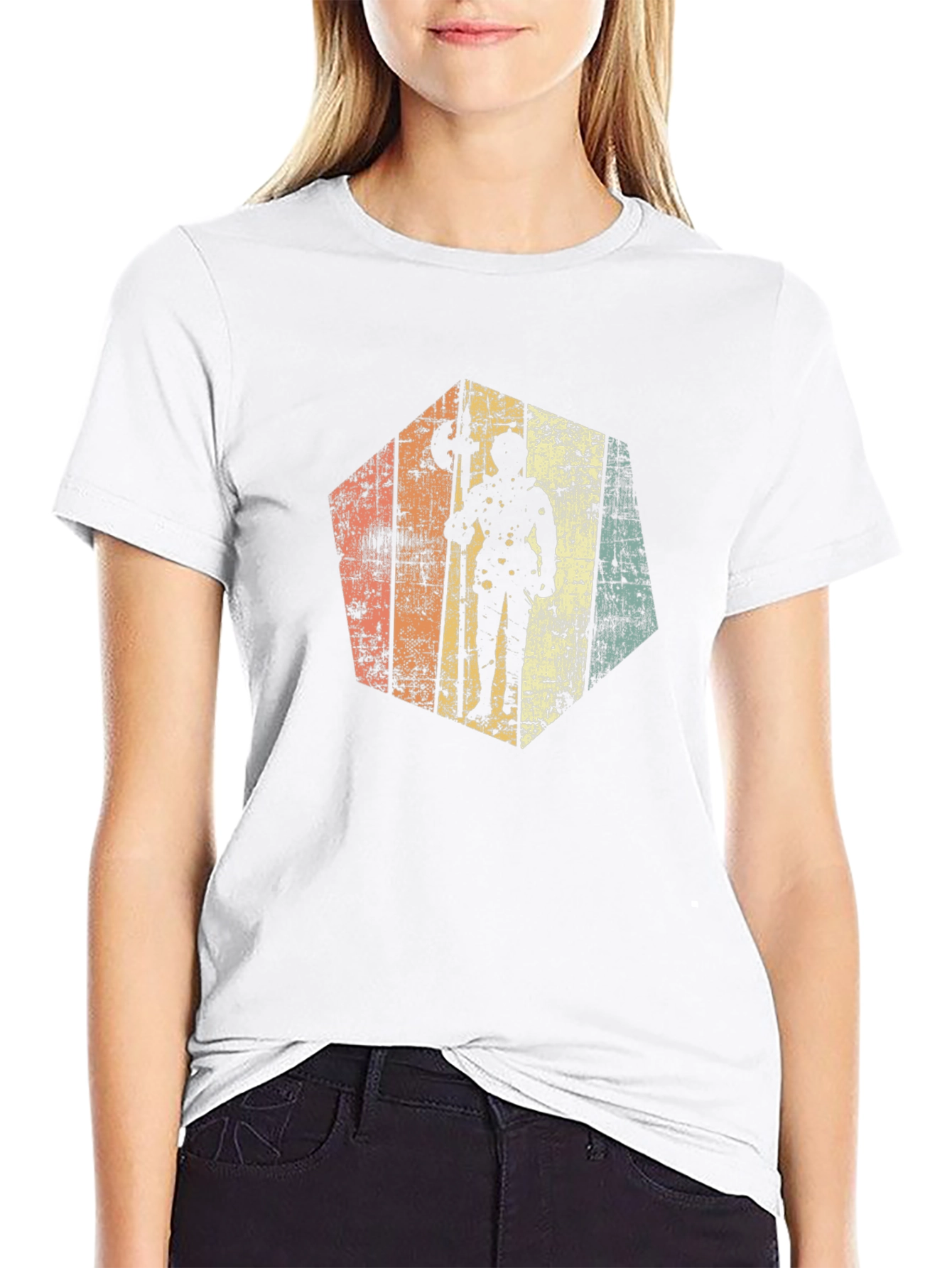 Retro D&D D20 Barbarian Graphic Tee