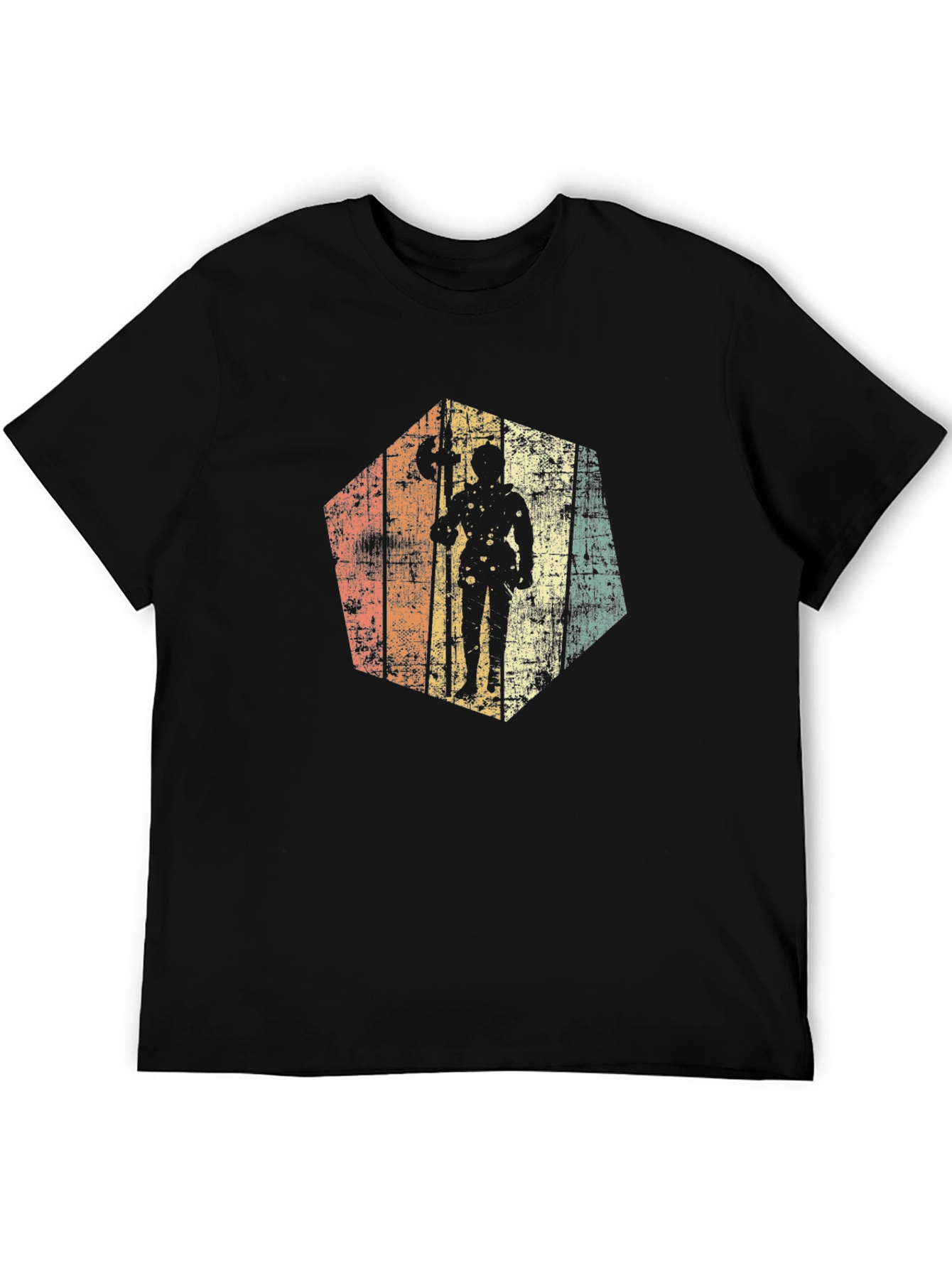 Retro D&D D20 Barbarian Graphic Tee