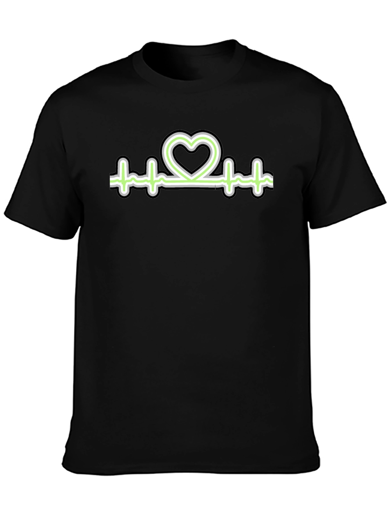 Heartbeat Heart Graphic T-Shirt