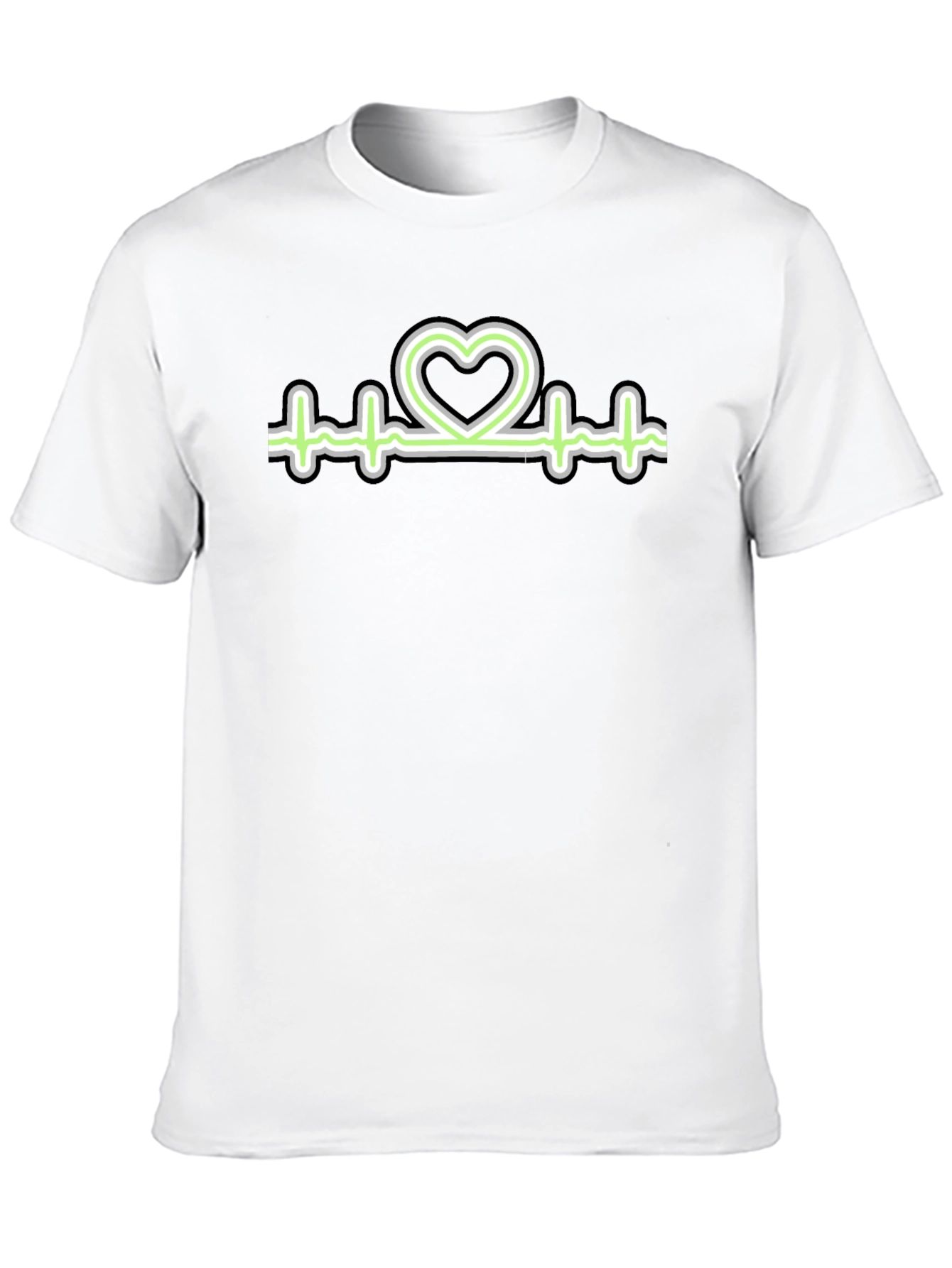 Heartbeat Heart Graphic T-Shirt