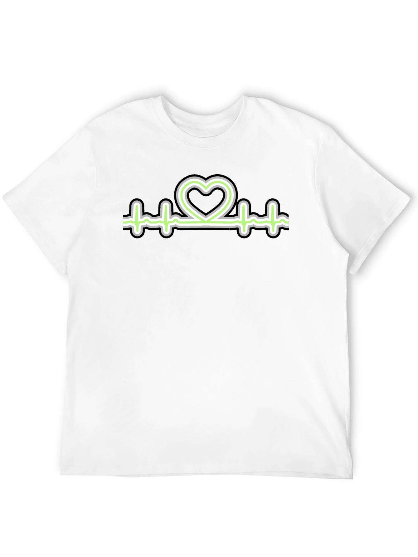 Heartbeat Heart Graphic T-Shirt