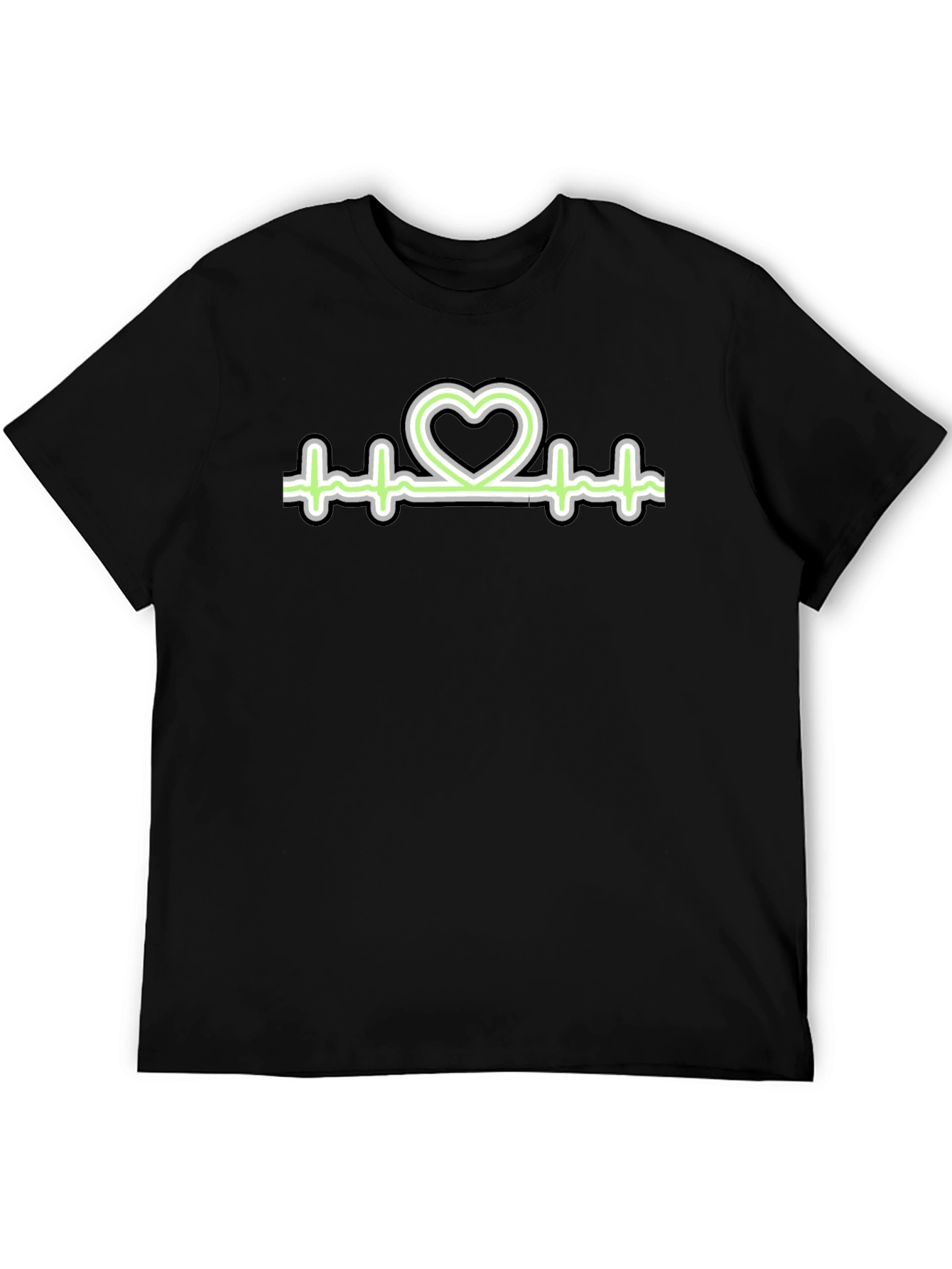 Heartbeat Heart Graphic T-Shirt