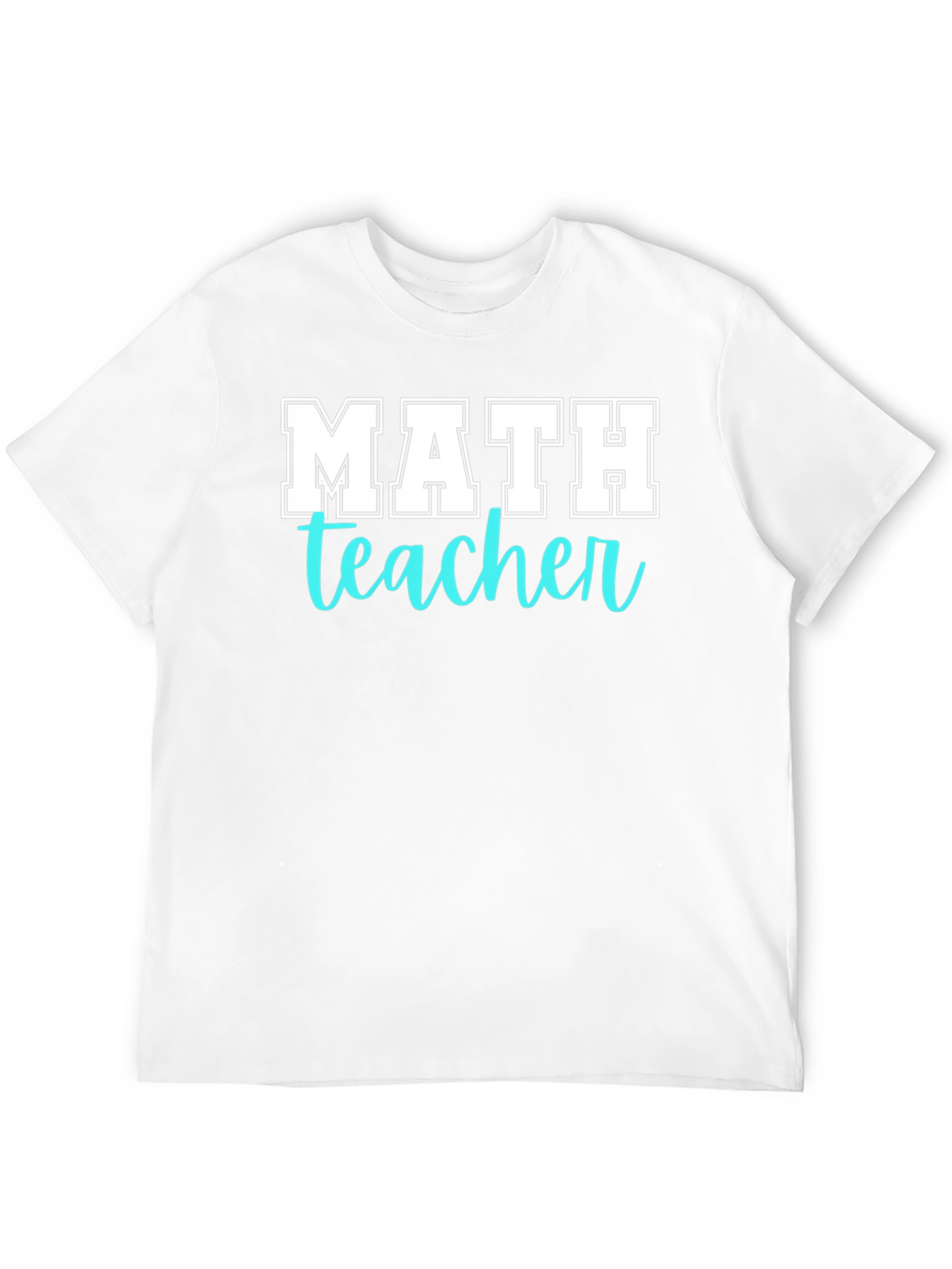 Math Teacher T-Shirt - Black