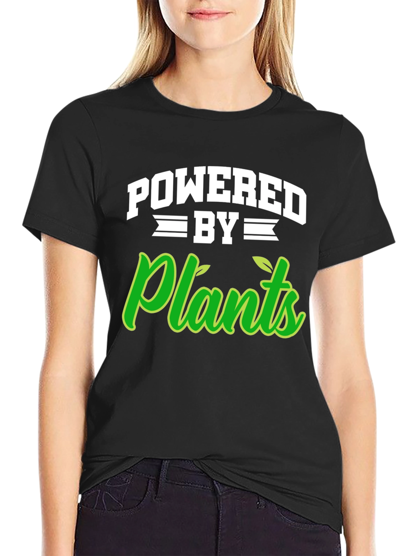 Powered by Plants Black T-Shirt