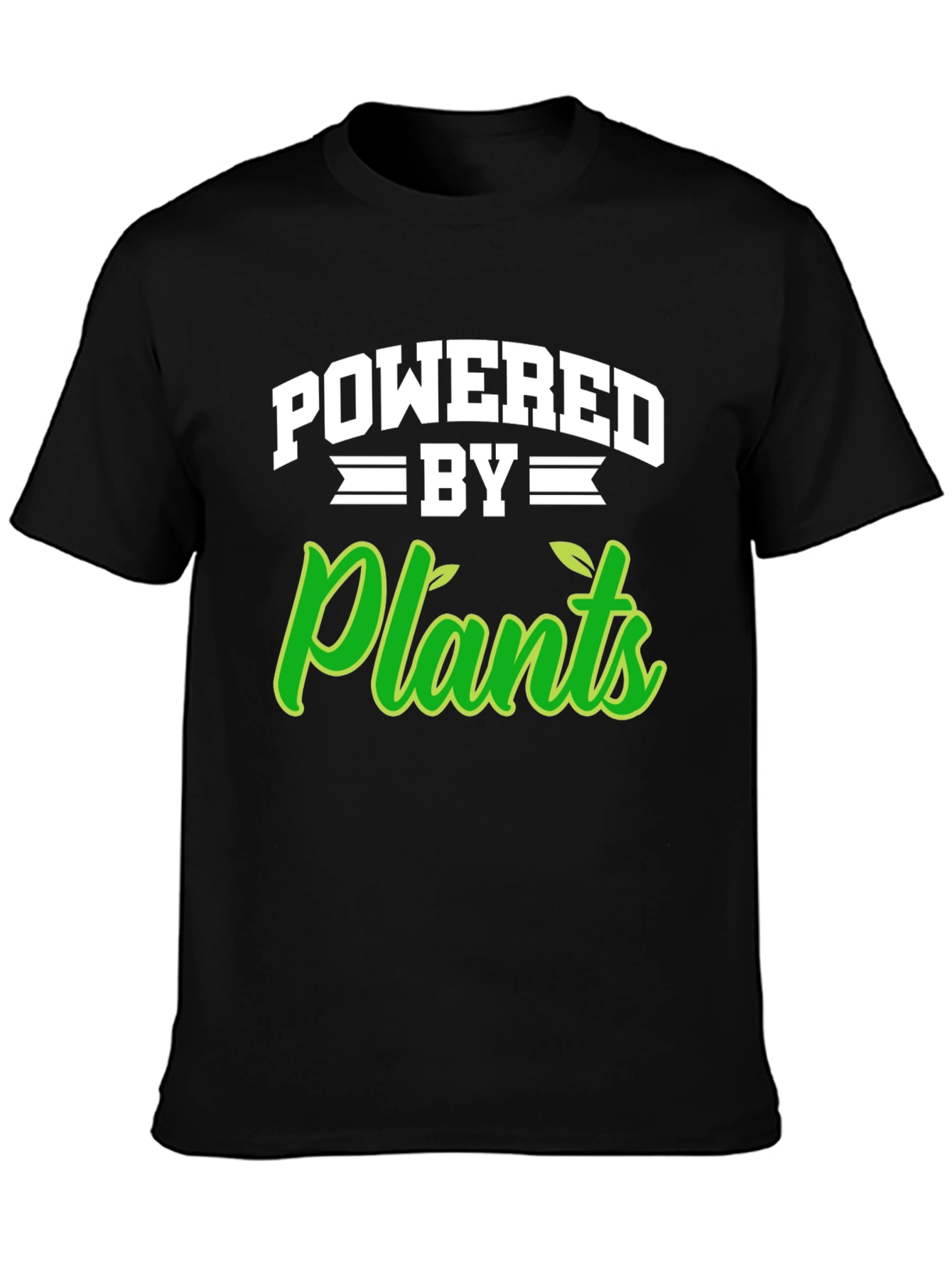 Powered by Plants Black T-Shirt