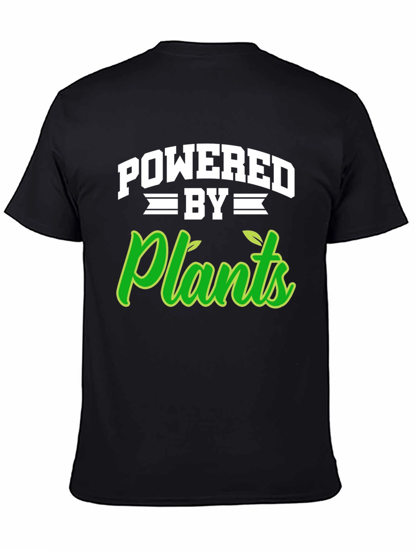 Powered by Plants Black T-Shirt