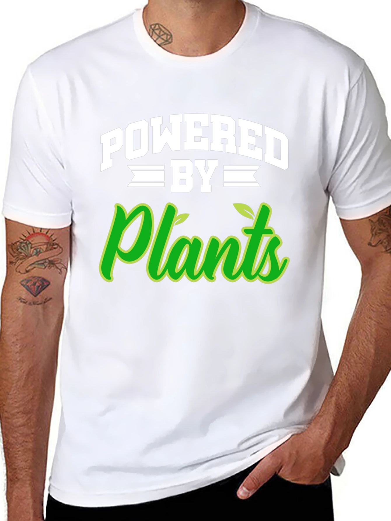 Powered by Plants Black T-Shirt