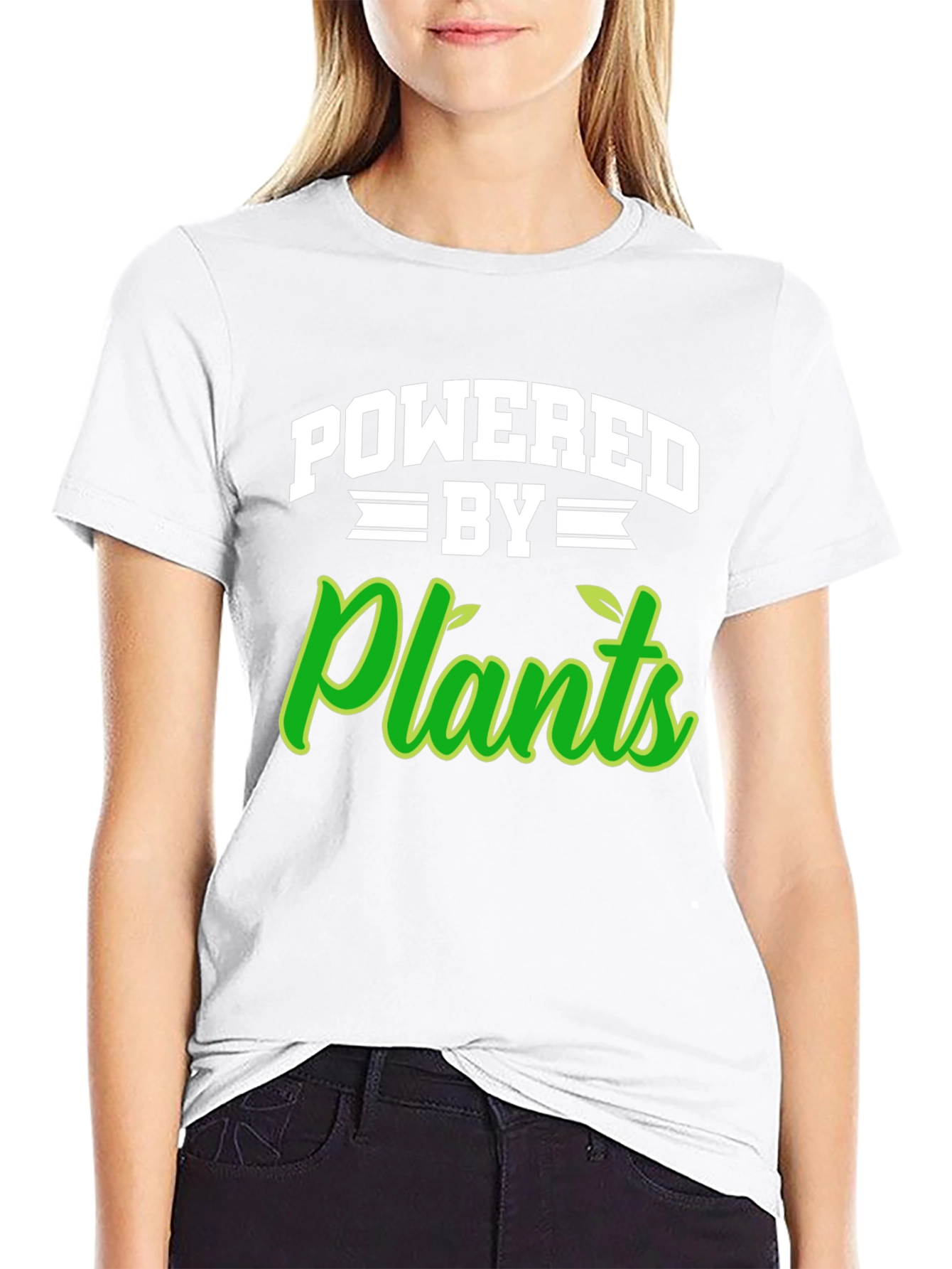 Powered by Plants Black T-Shirt