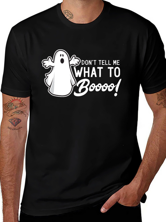 Boo! Halloween Ghost Graphic T-Shirt