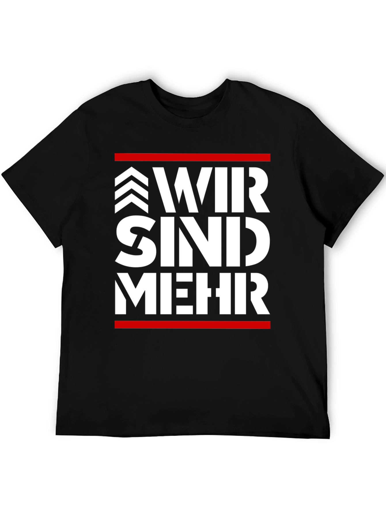 Wir Sind Mehr Black T-Shirt