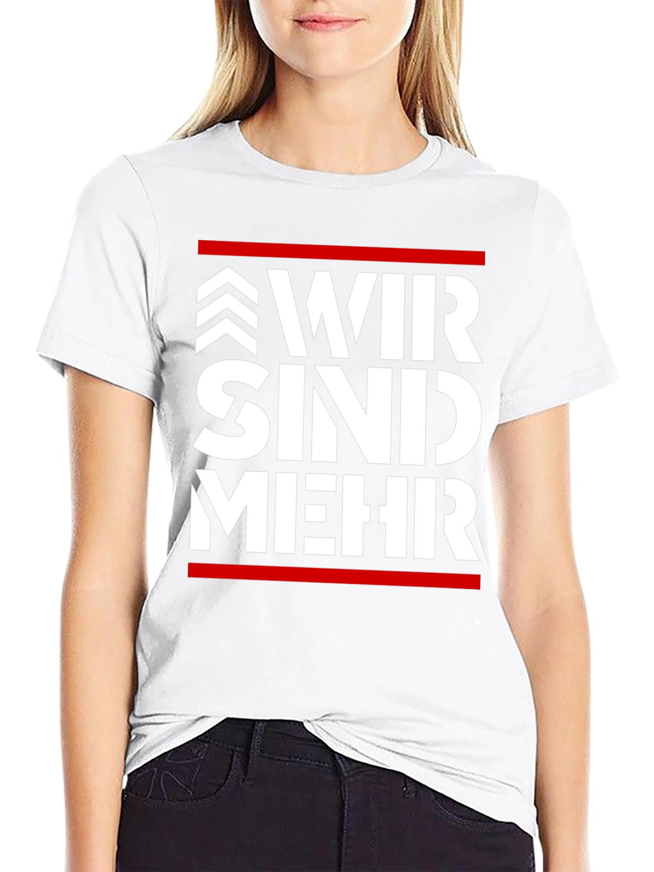 Wir Sind Mehr Black T-Shirt