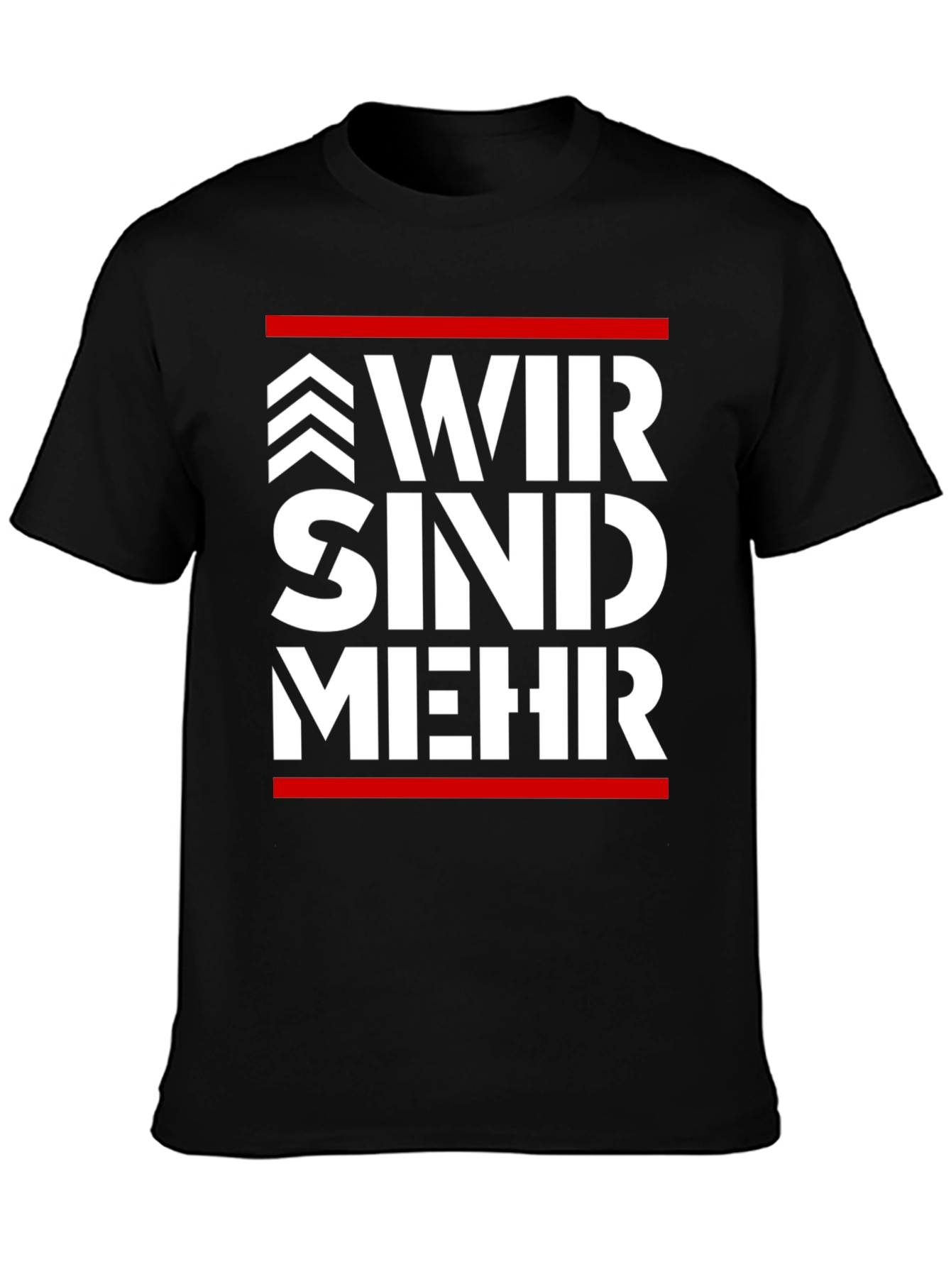 Wir Sind Mehr Black T-Shirt