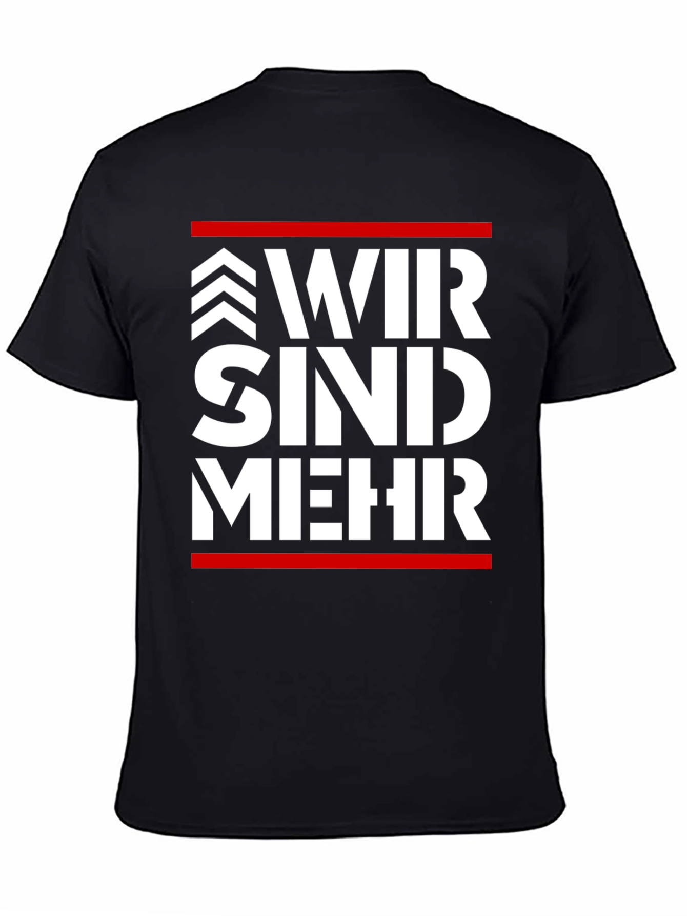 Wir Sind Mehr Black T-Shirt