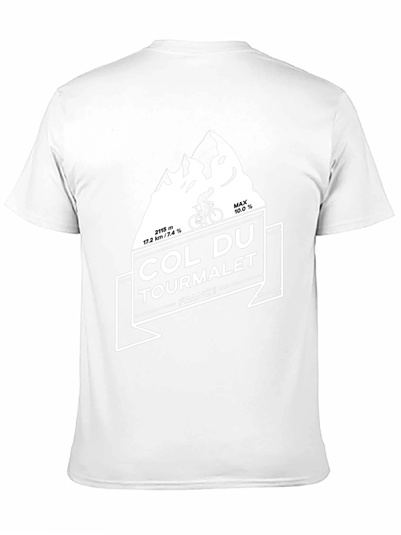 Col Du Tourmalet Cycling T-Shirt - Mountain Climber Tee