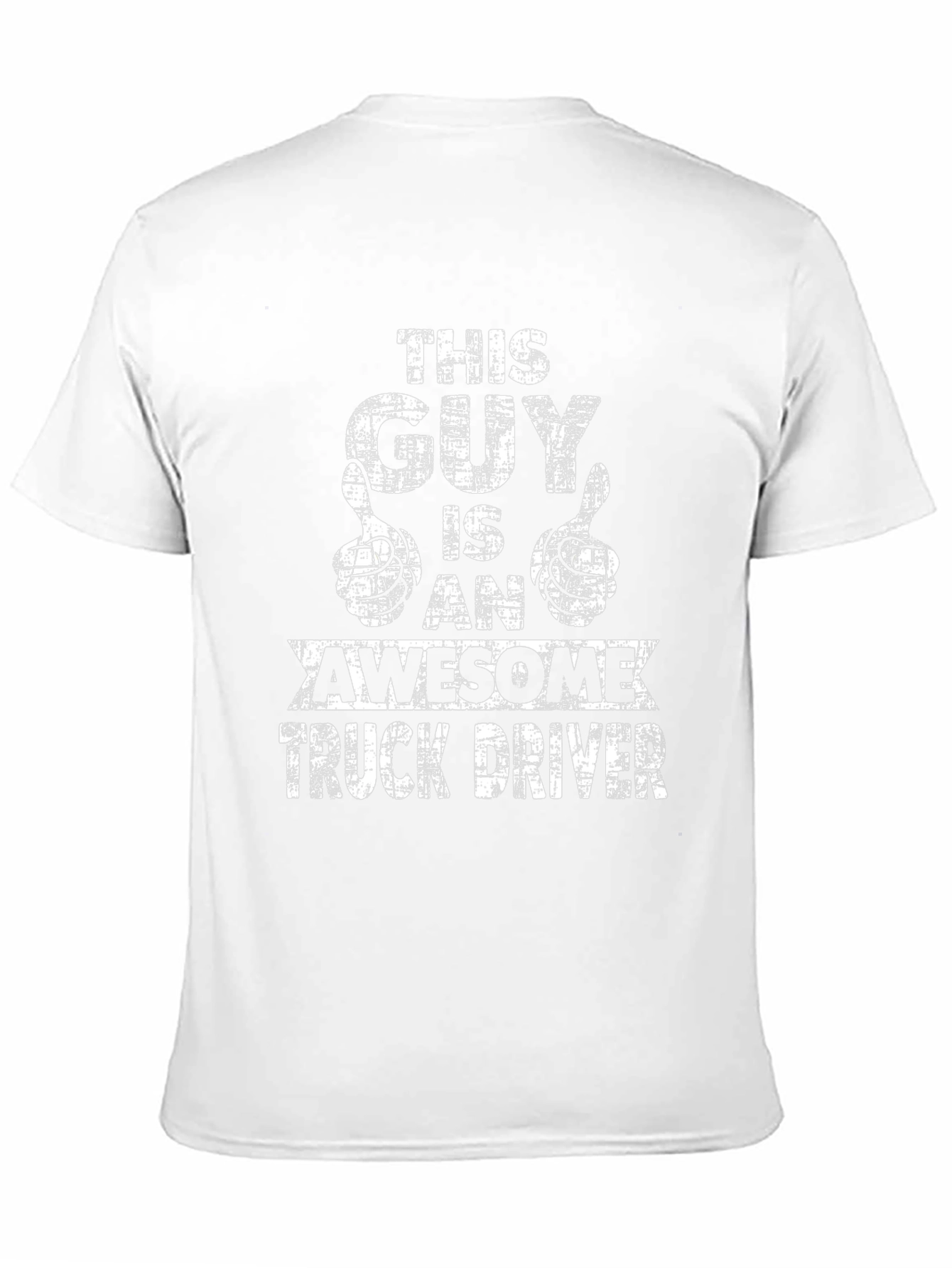Awesome Truck Driver Graphic Tee - Black